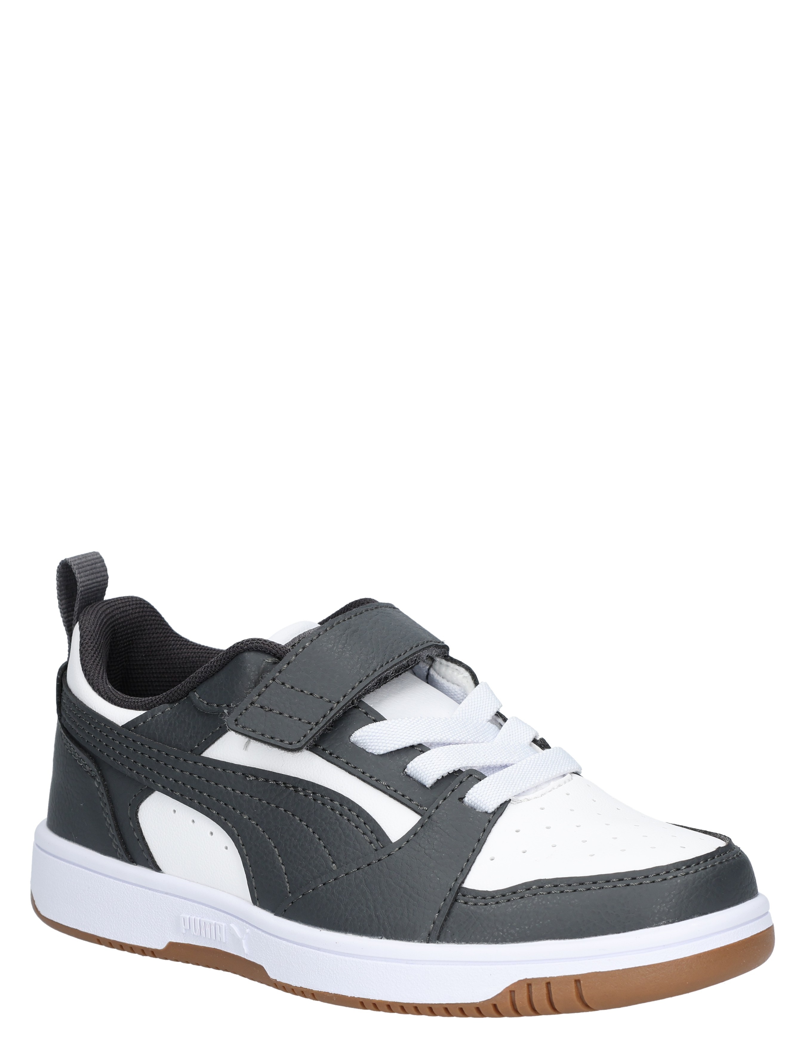 Puma - Rebound V6 Low Basket Velcro 27 White Dusky - Meisjes - Jongens - Sneakers - Lage Sneakers - Lage Sneakers - Sneakers - 48079_89_3