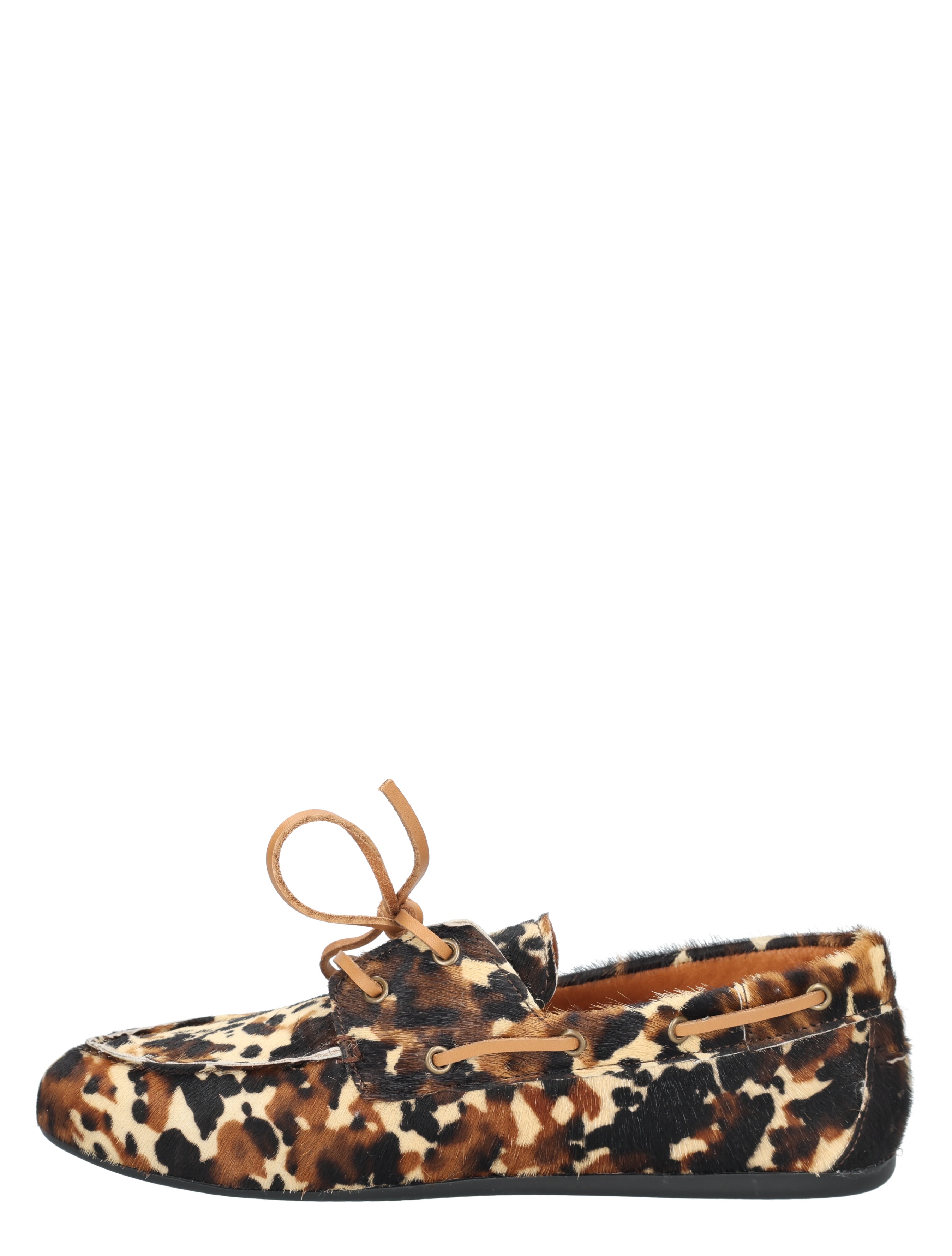 Miss Behave - Xanthi Dark Brown Multi Ponyhair - Dames - Loafers - 50764_22_2