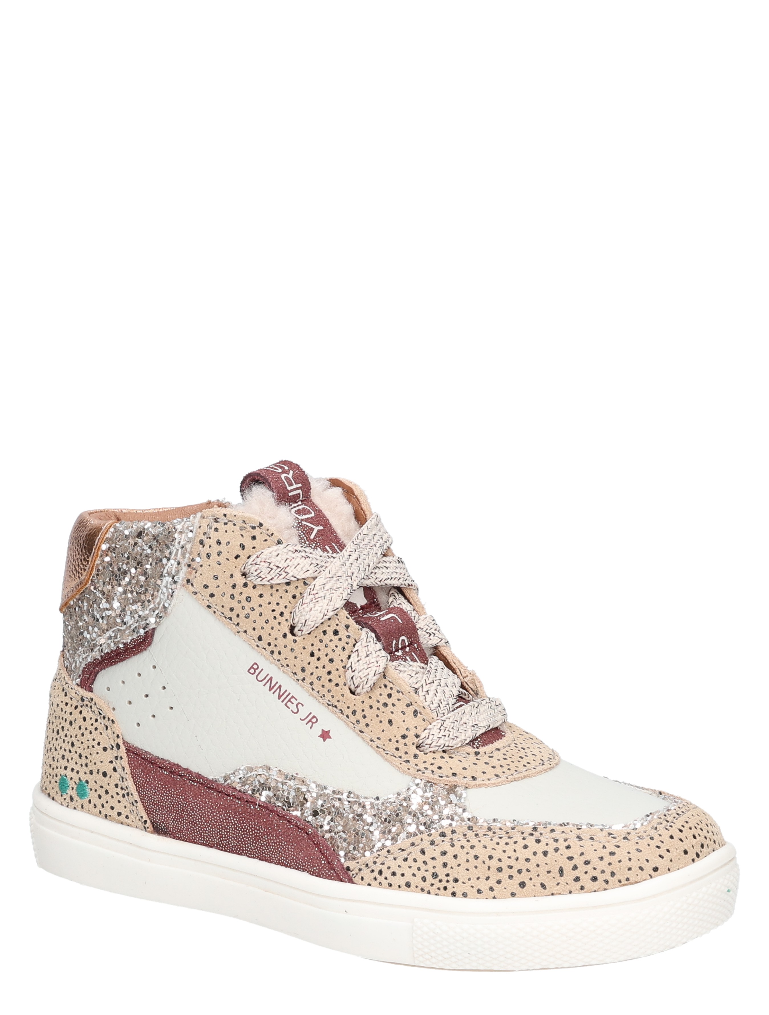 Bunnies - Lola Louw 225752 908 Taupe - Meisjes - Sneakers - Hoge Sneakers - 48497_28_3