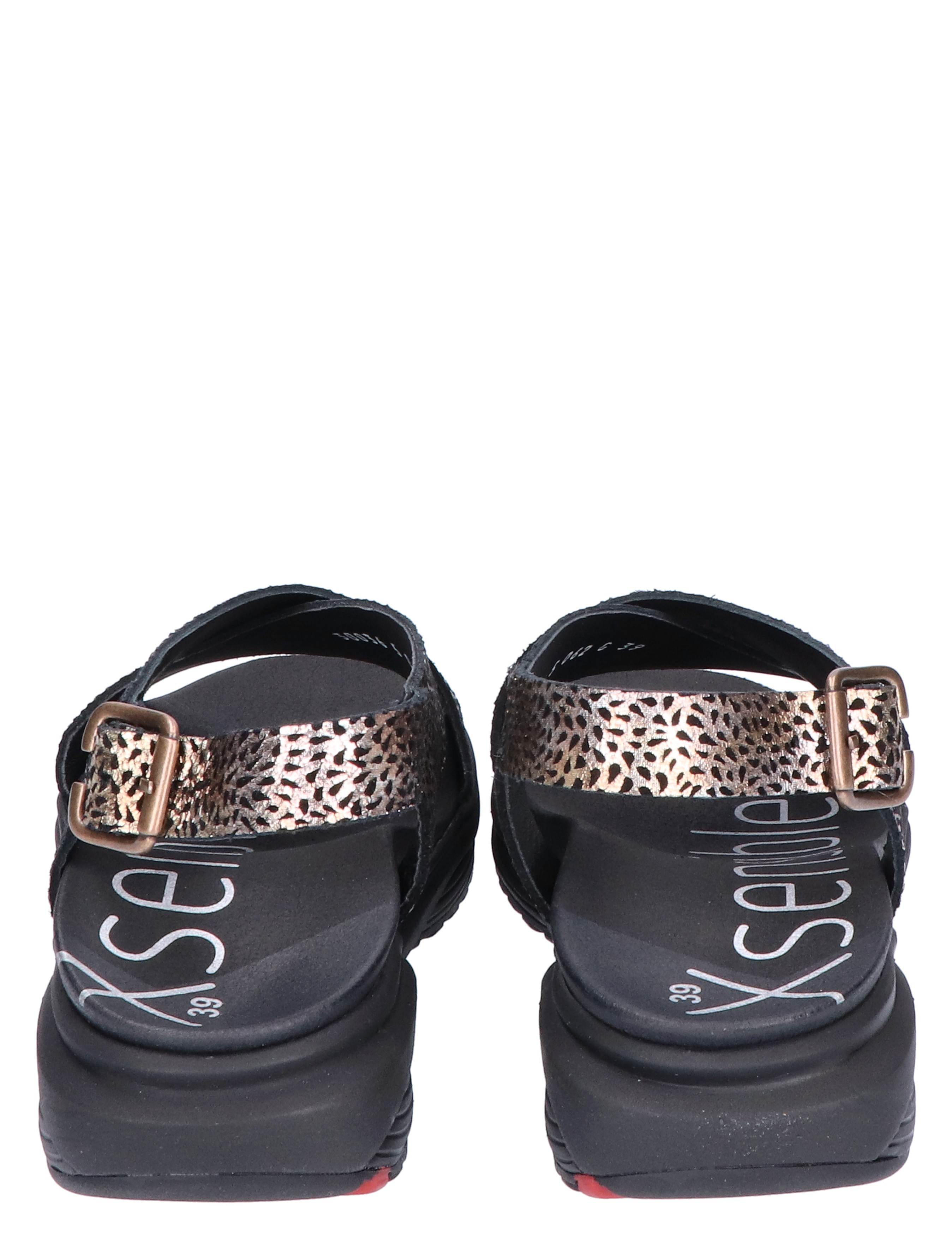 Xsensible - 30036.5 Corfu 062 Black Fantasy G-Wijdte - Dames - Sandalen - 43887_11_7