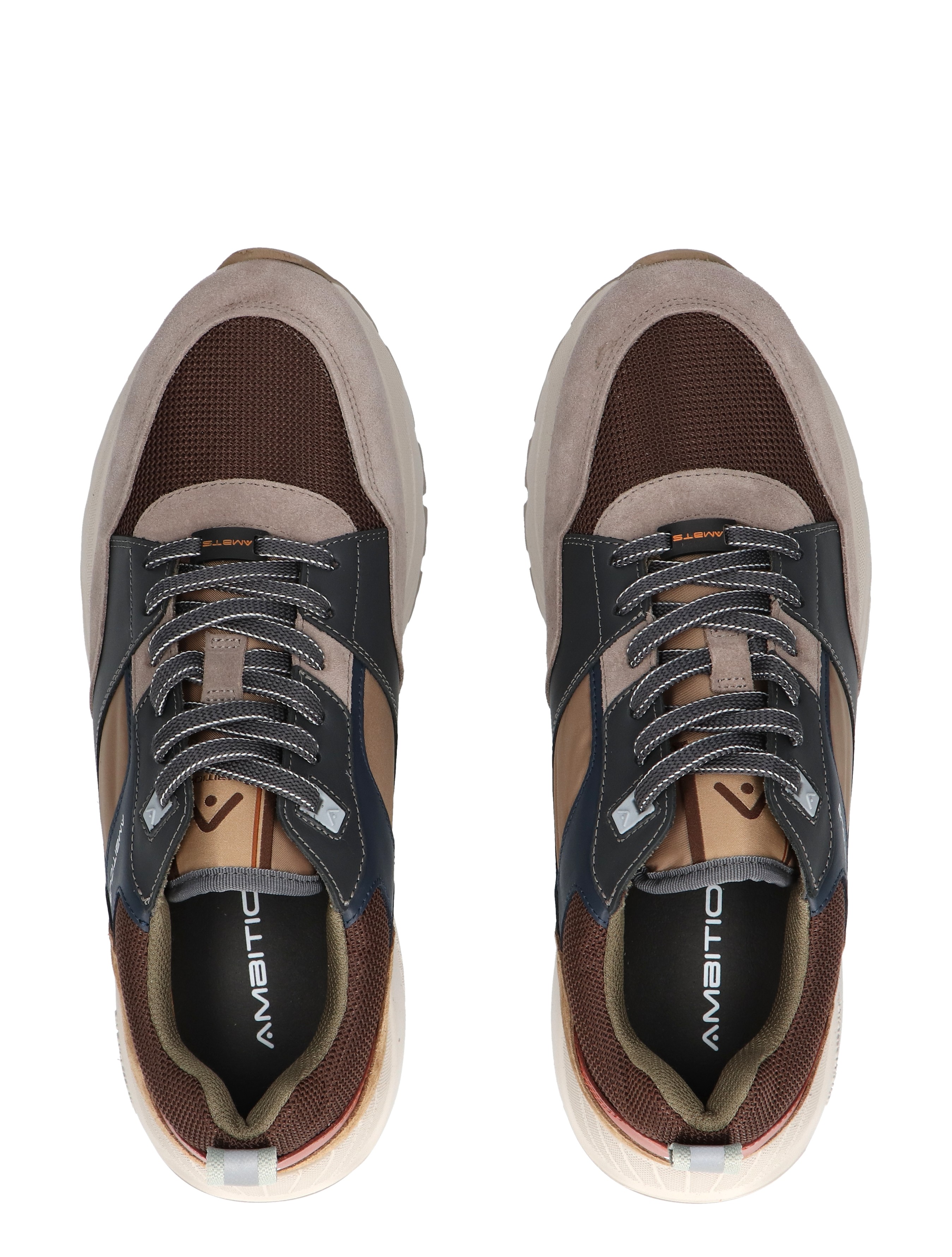 Ambitious - Strider Taupe - Heren - Veterschoenen - Casual Veterschoenen - 49195_77_7