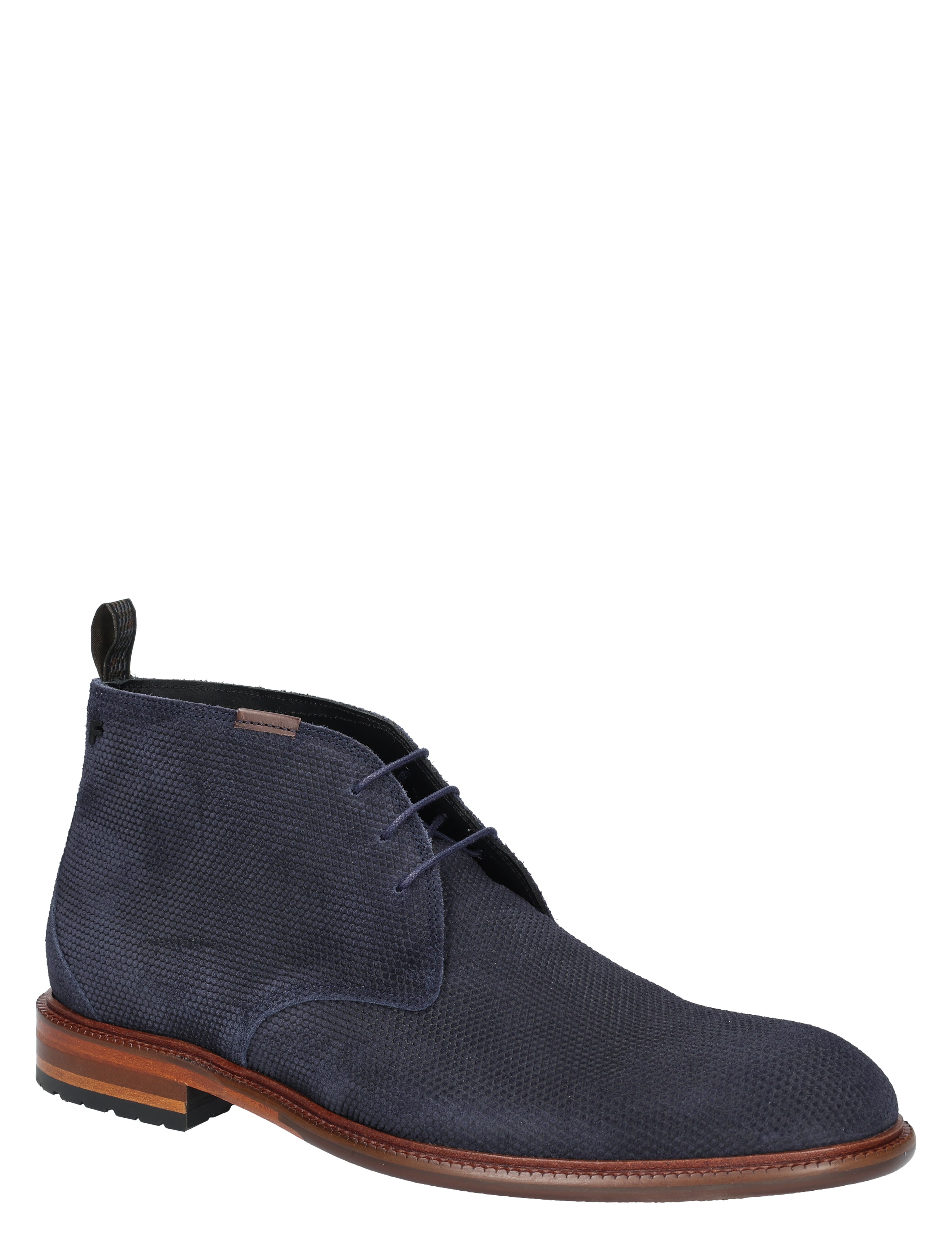 Floris van Bommel - De Normer SFM-50132 41-02 Dark Blue H-Wijdte - Heren - Boots - Veter Boots - 49317_33_3