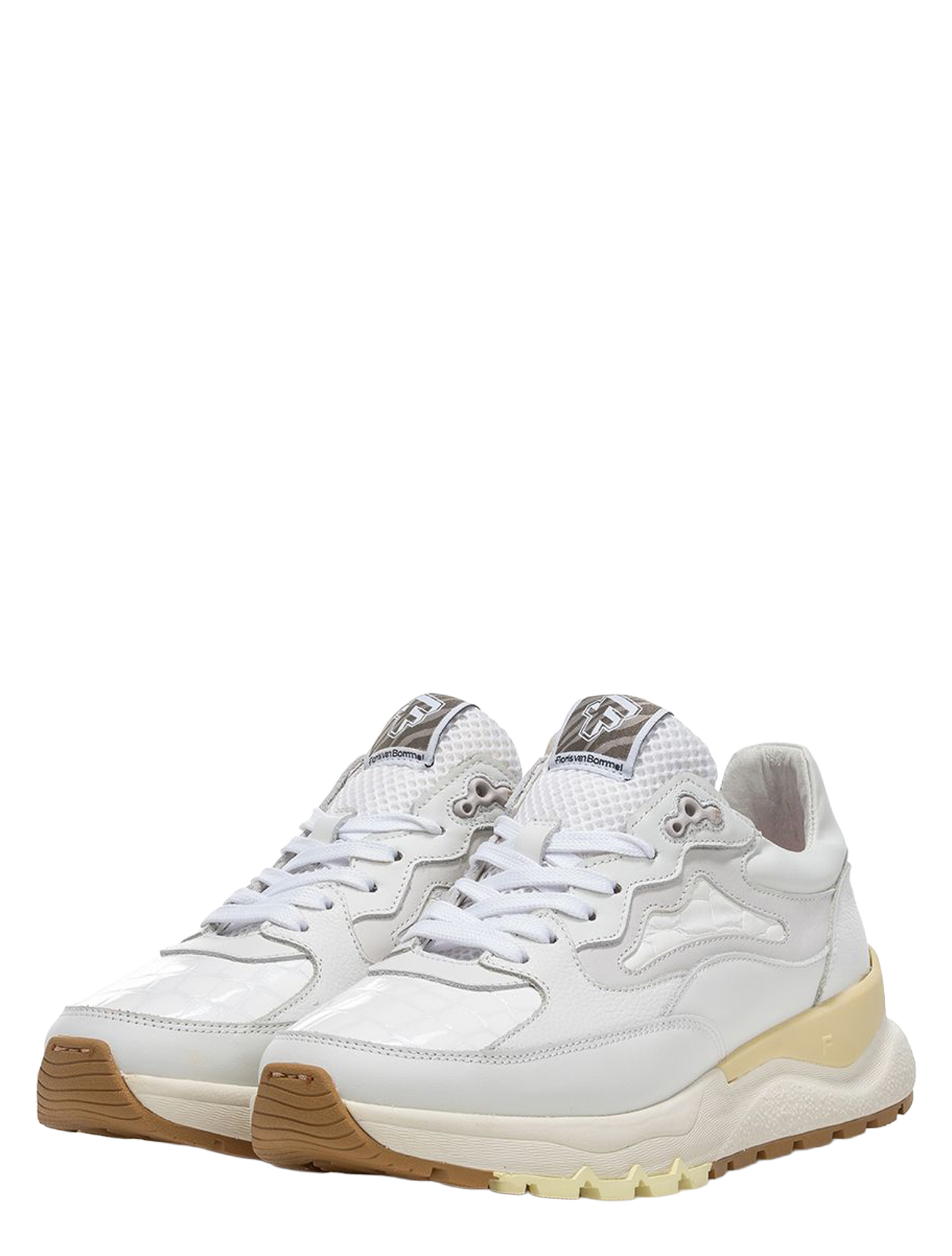 Floris van Bommel - Treni 10163 01.11 White - Dames - Sneakers - Lage Sneakers - 51491_88_2