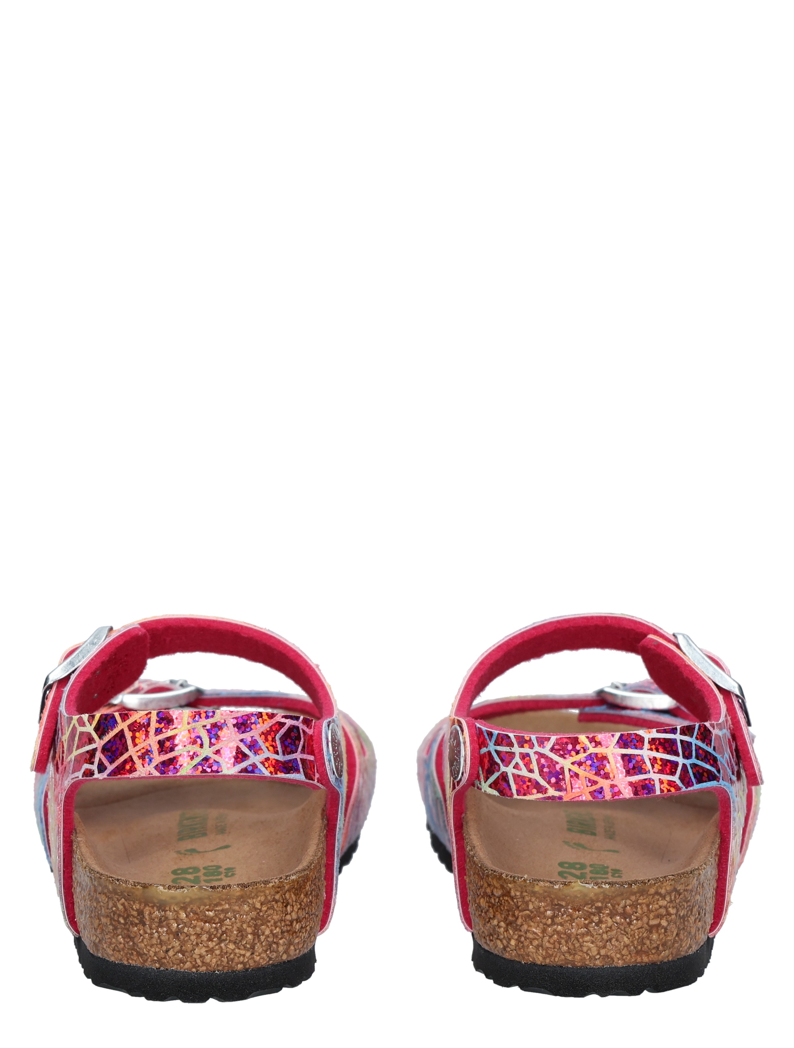 Birkenstock - Rio Kids Flashy Pink Birko-Flor Narrow - Meisjes - Sandalen - 49611_48_6