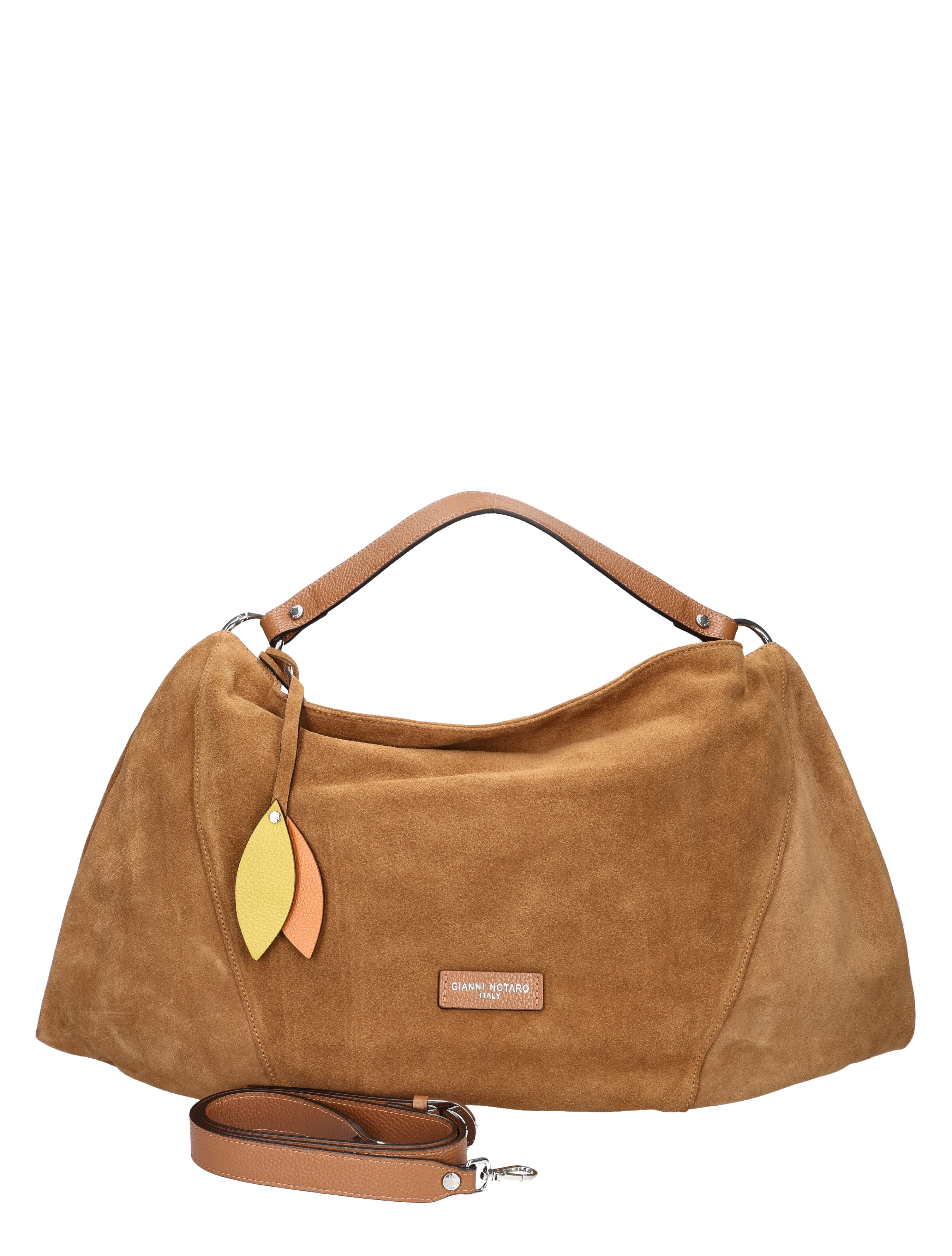 Carol J - 403 Suede Cuoio - Schoudertassen - Dames - 52322_02_2