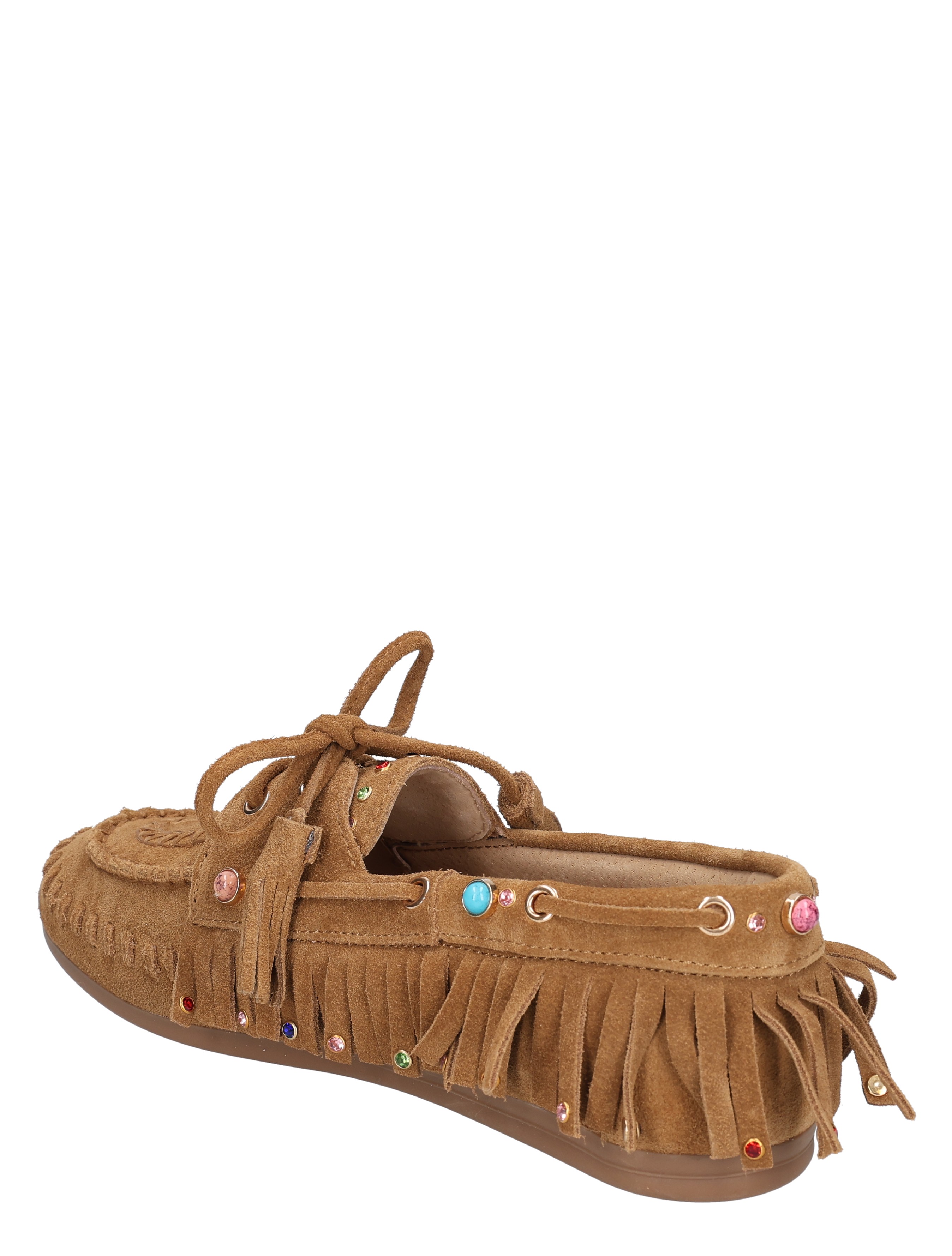 Miss Behave - 2657-11 Camel Suede - Dames - Veterschoenen - Casual Veterschoenen - 50869_22_4