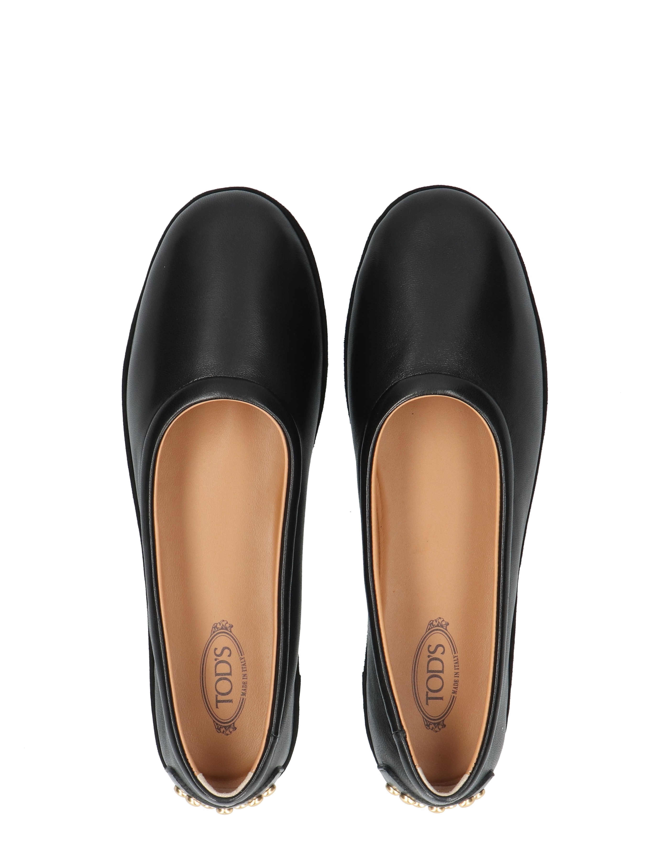 Tods - Ballerinas in Nappa Leather Black - Dames - Ballerinas - 49659_11_8