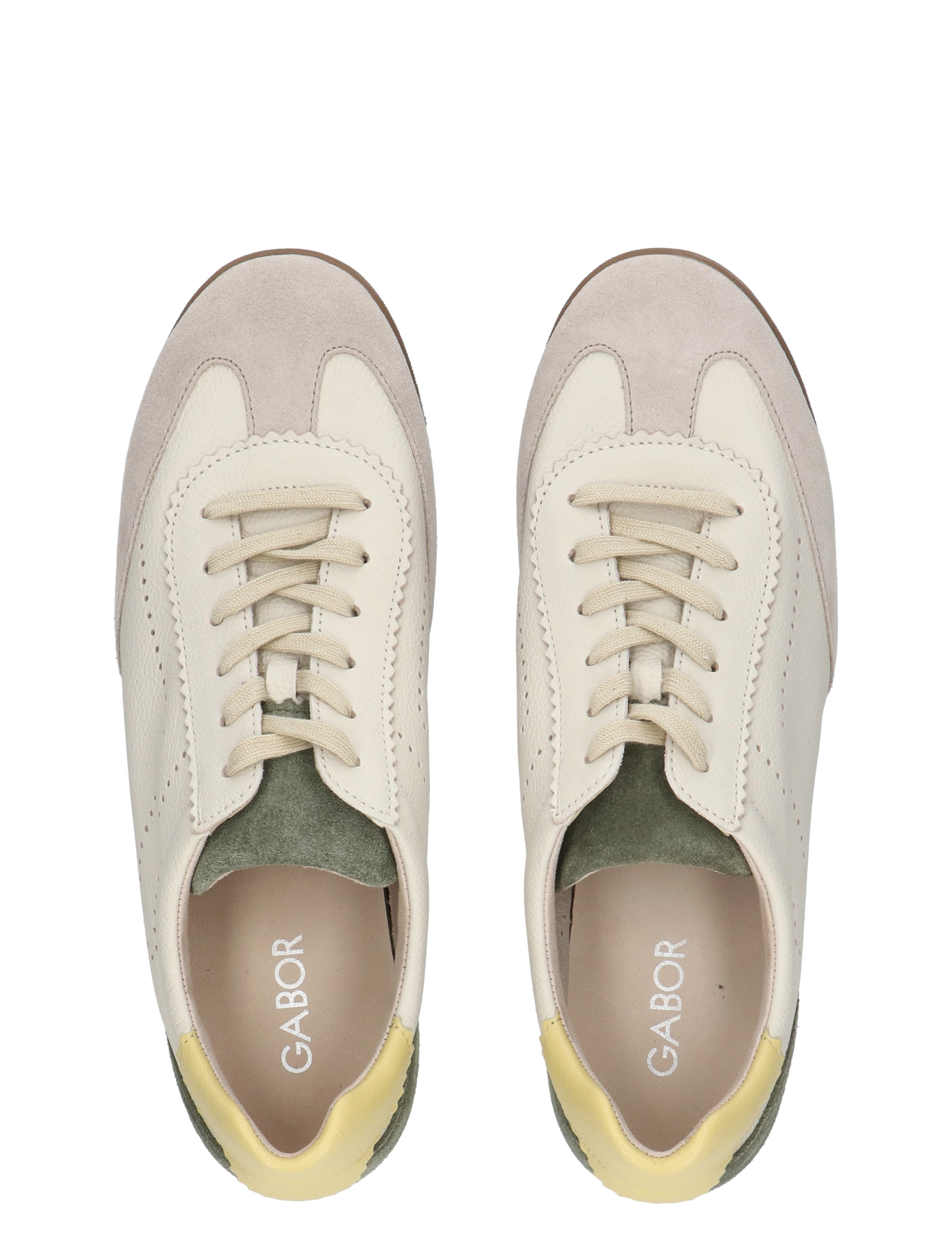 Gabor - 83.432.14 14 abetone/pastell - Dames - Veterschoenen - Casual Veterschoenen - 49996_77_7