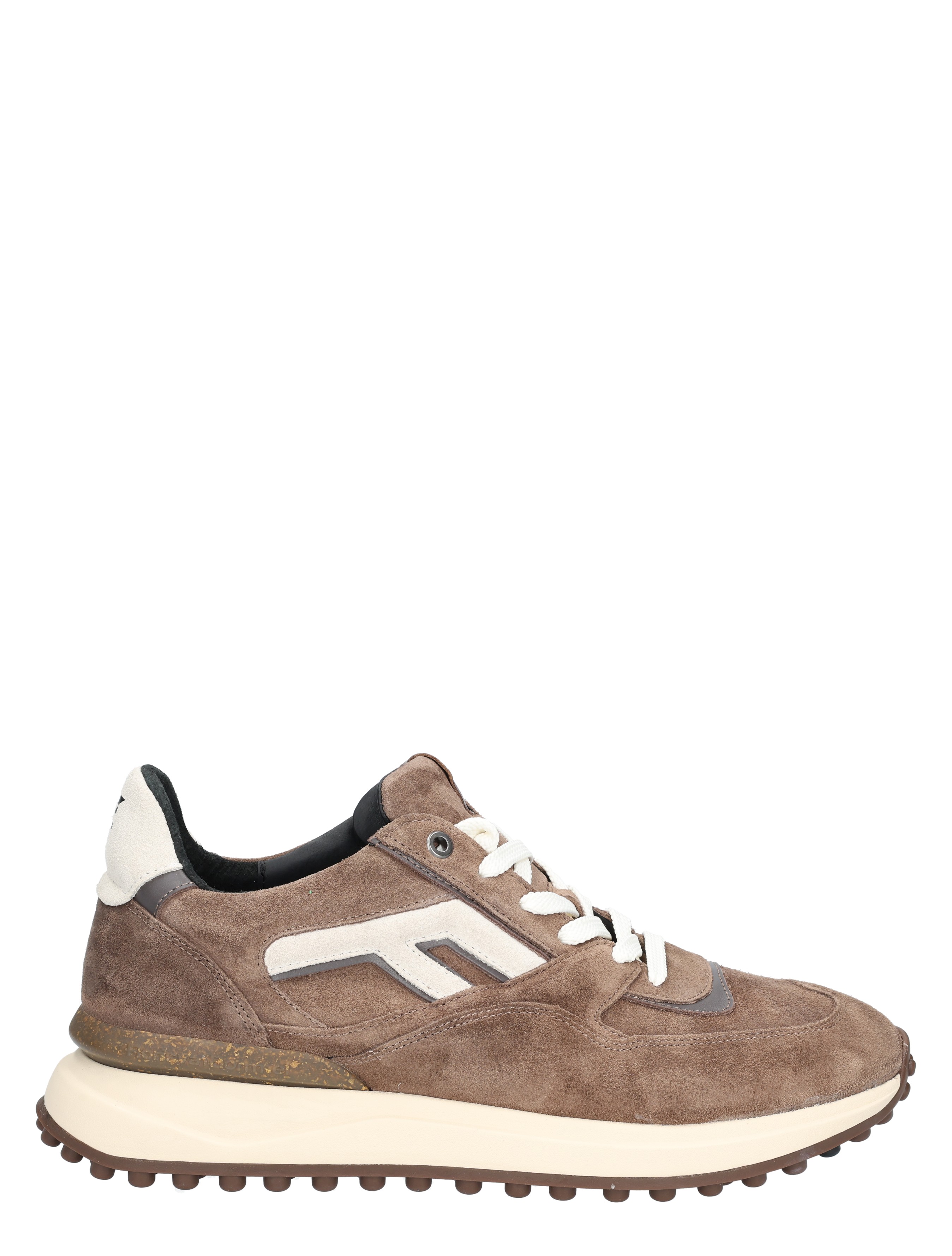 Floris van Bommel - Noppie SFM-10139 34-02 Taupe G+ Wijdte - Heren - Lage Sneakers - Sneakers - 49302_77_1