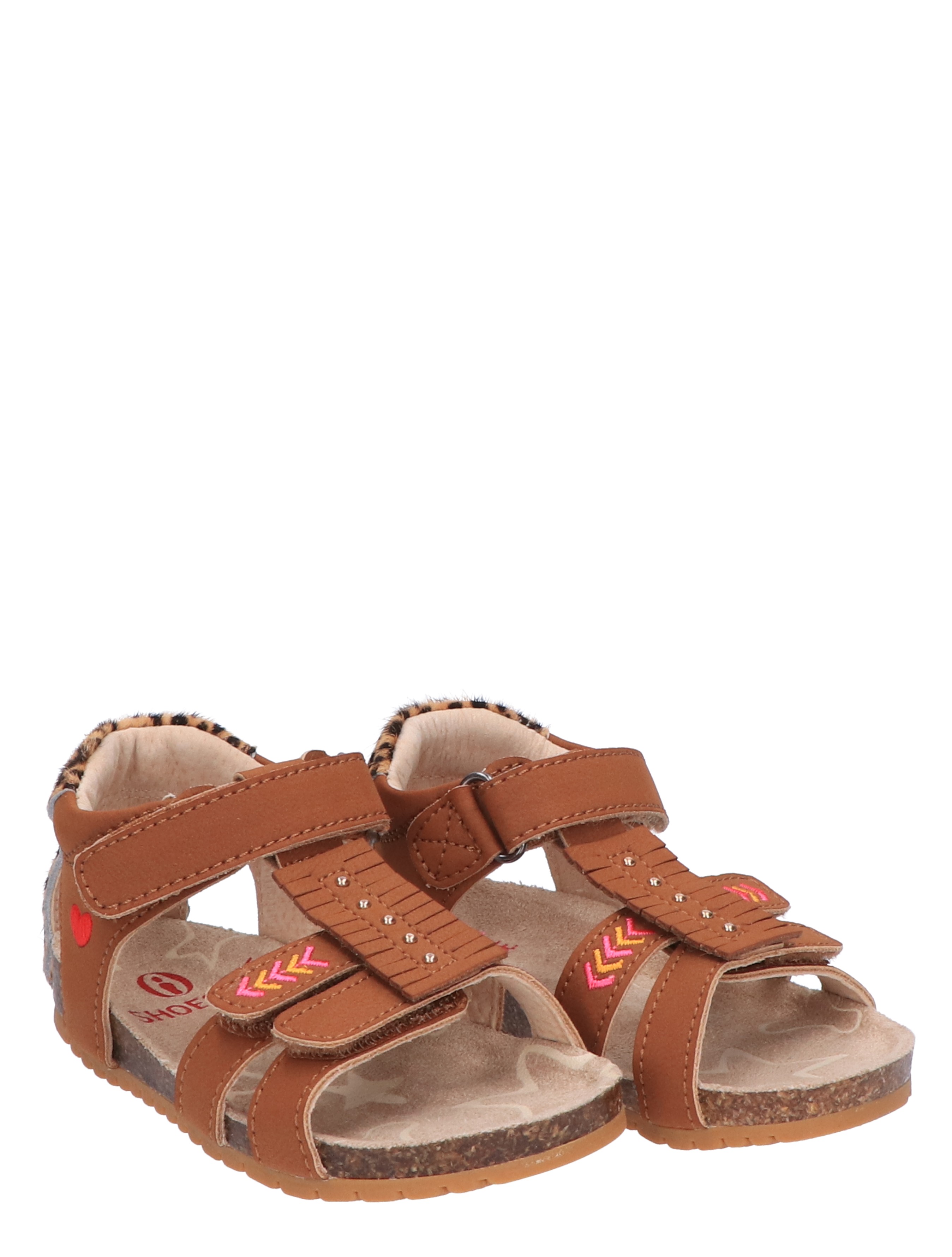 Shoesme - B125S006 C Cognac Panter - Meisjes - Sandalen - 47428_22_5