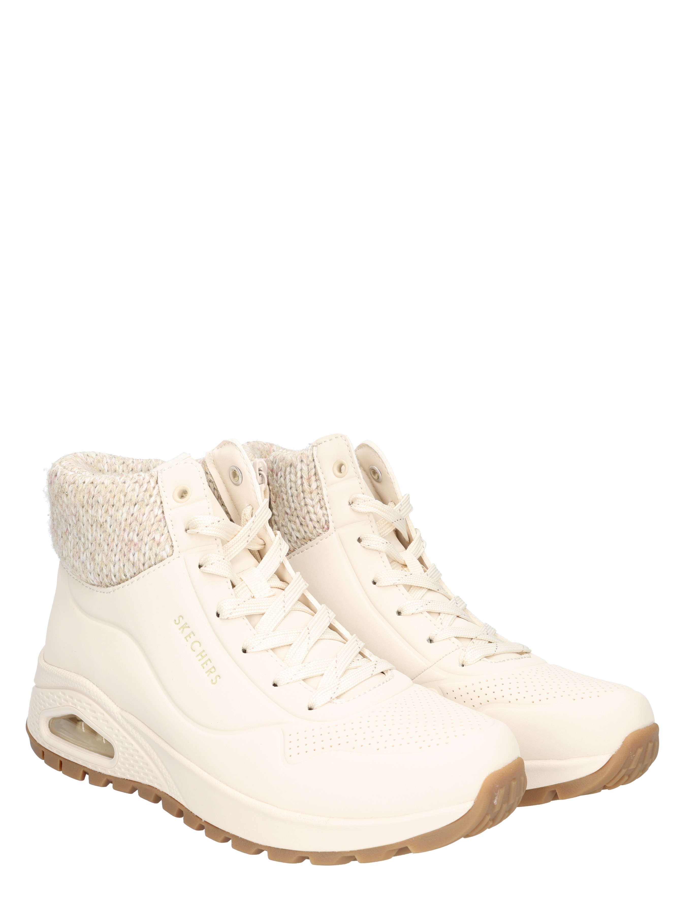 Skechers - Uno Rugged Darling Days Natural - Sneakers - Dames - Hoge Sneakers - 48194_77_5