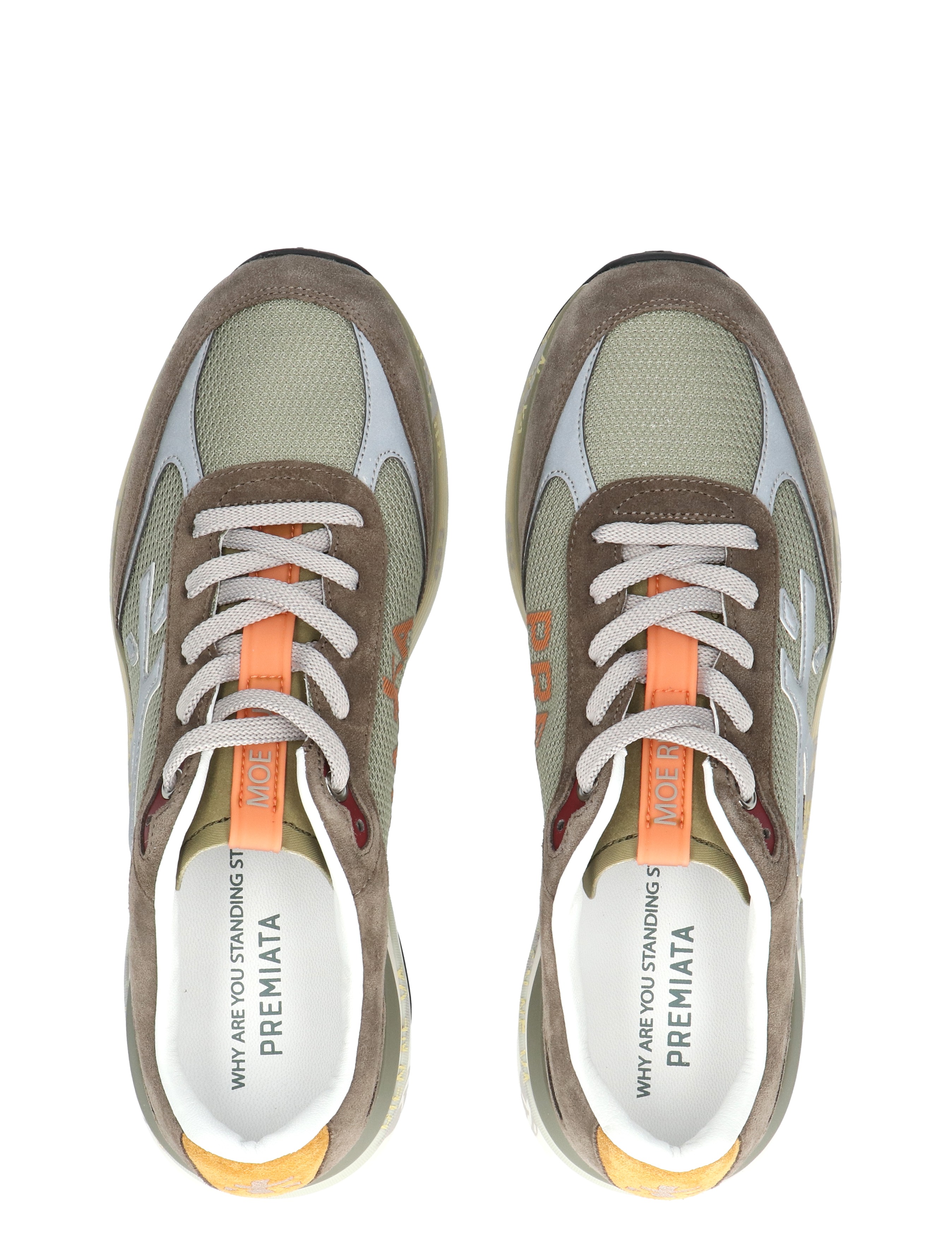 Premiata - Moerun Men 7871 Beige - Heren - Lage Sneakers - Sneakers - 48846_77_7