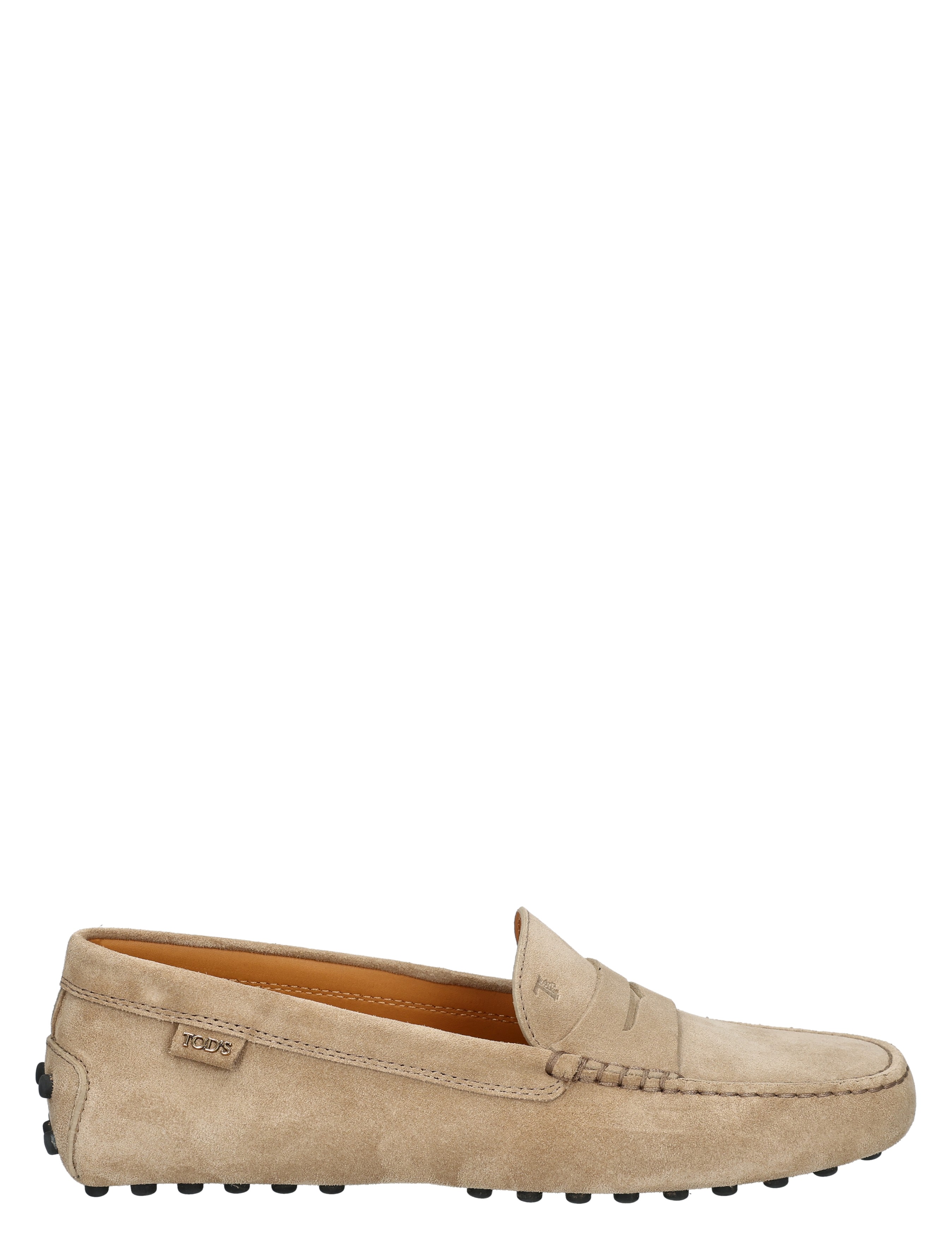 Tods - Gommino in Suede S812 Beige - Dames - Loafers - 49660_77_1