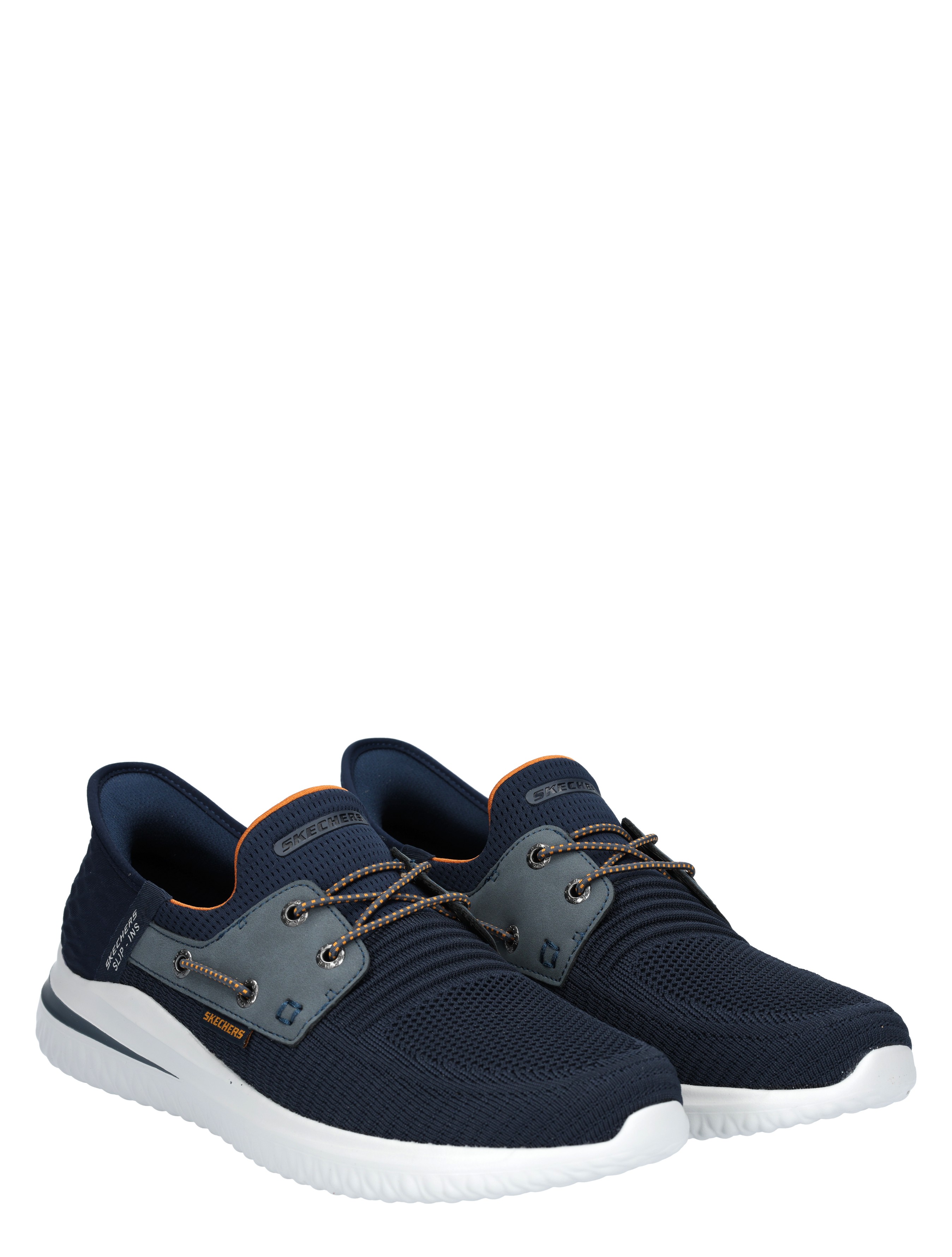 Skechers - Delson 3.0 Slip On Navy - Heren - Sneakers - Slip On Sneakers - 46716_33_6