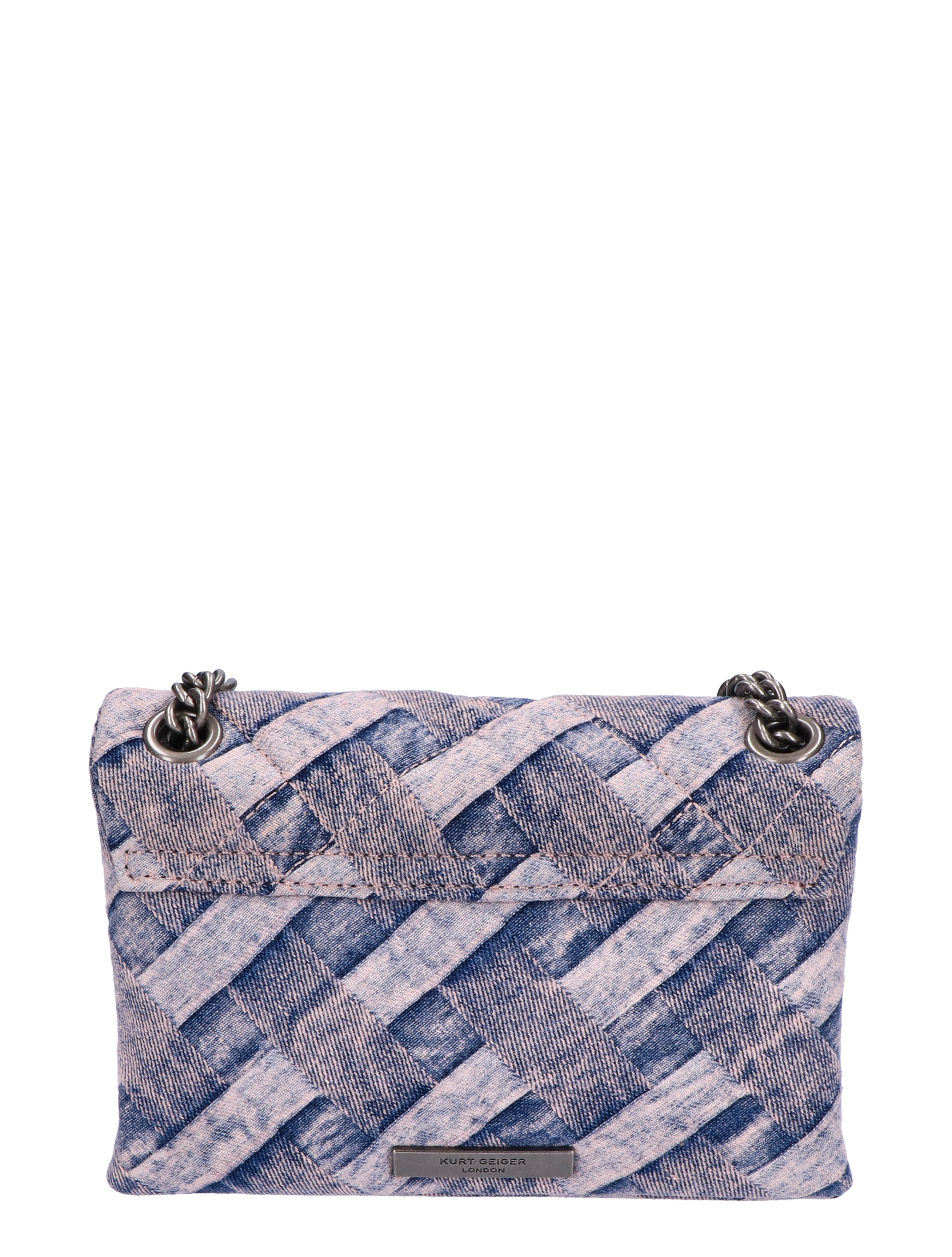 Kurt Geiger - Mini Kensington Soft Pink Combo - Dames - Schoudertassen - 46422_34_4