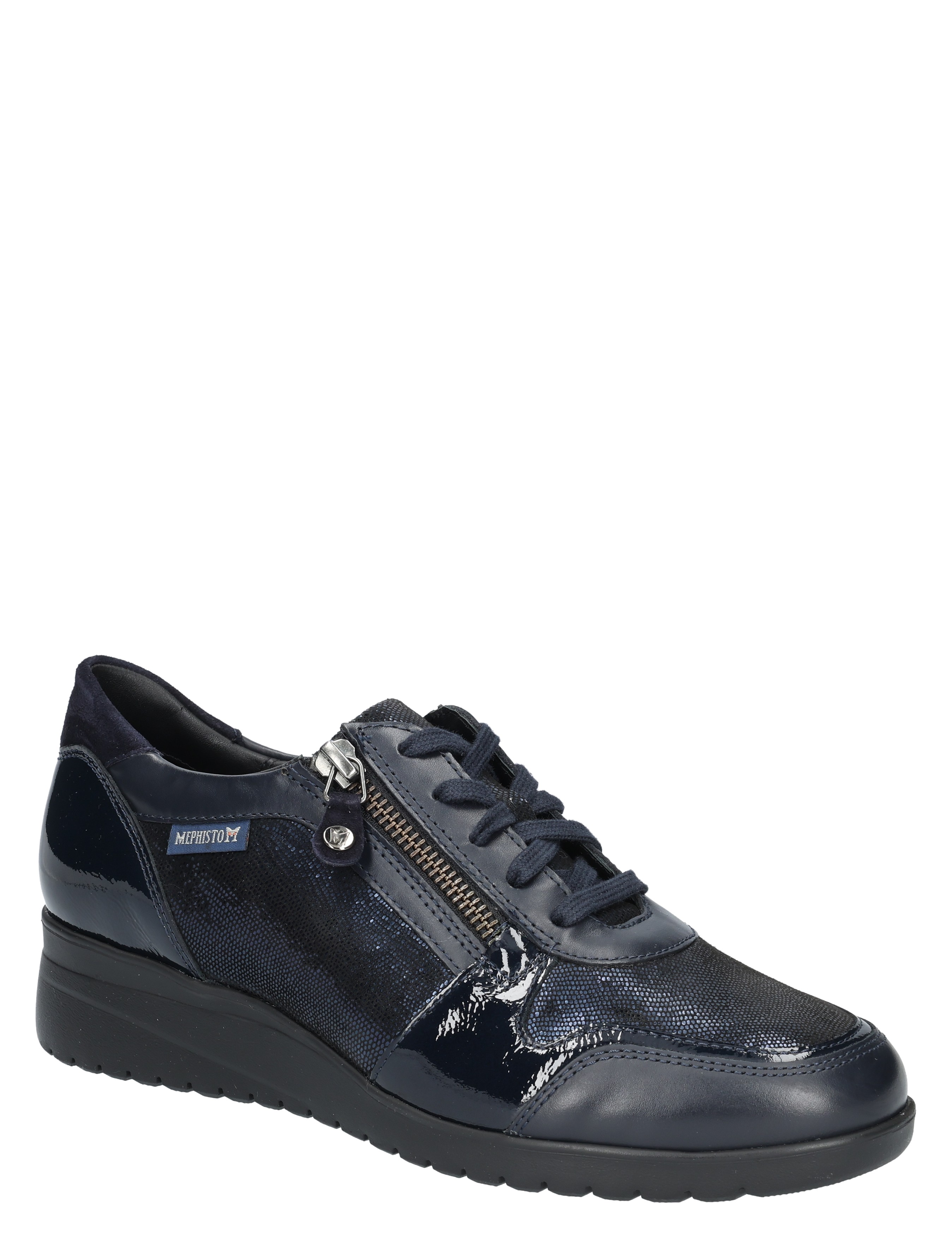 Mephisto - Iasmina Silk Blue G-Wijdte - Dames - Veterschoenen - Casual Veterschoenen - 49124_33_3