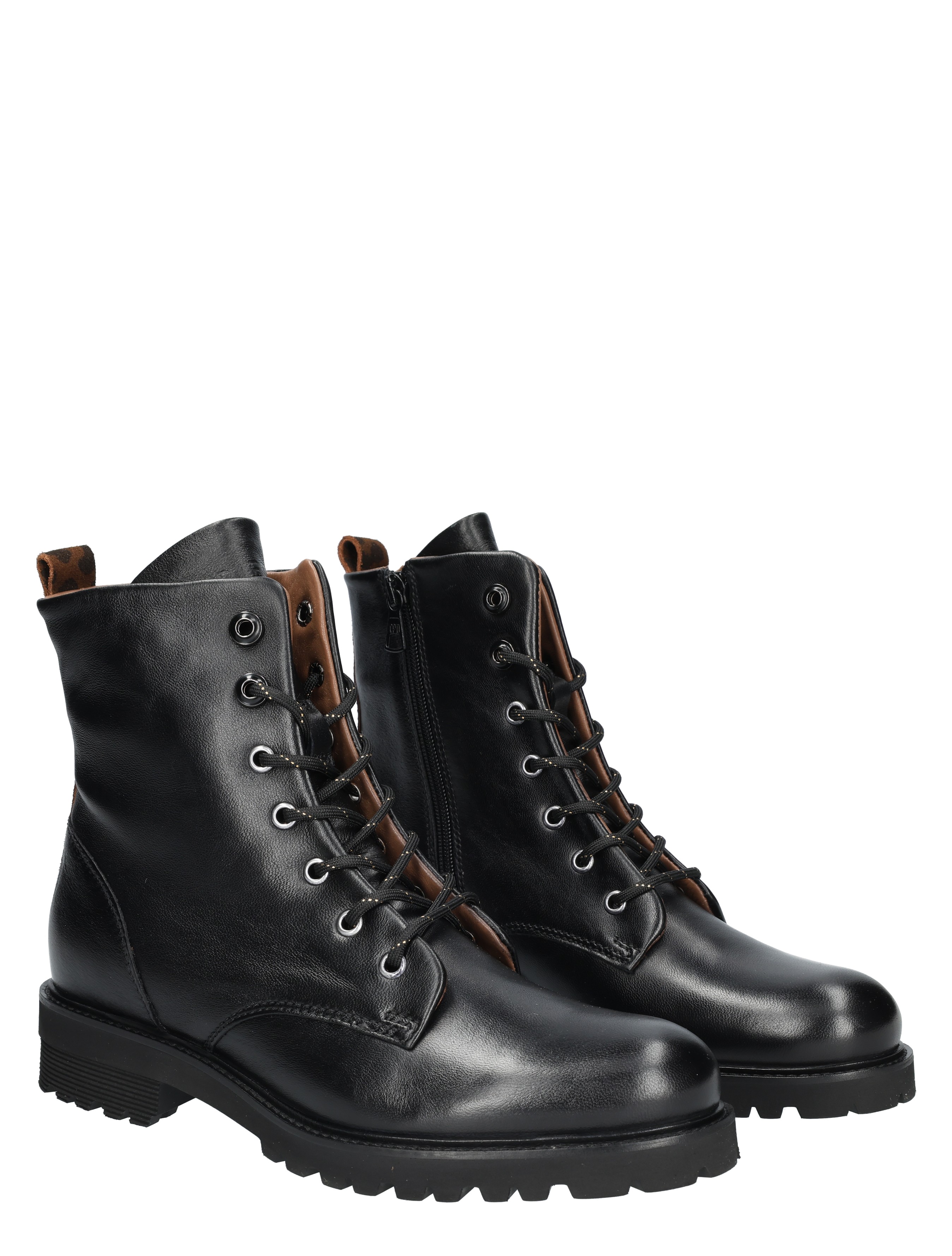 Piedi Nudi - Gwen 01.01 Black G-Wijdte - Dames - Boots - Veter Boots - 49137_11_5