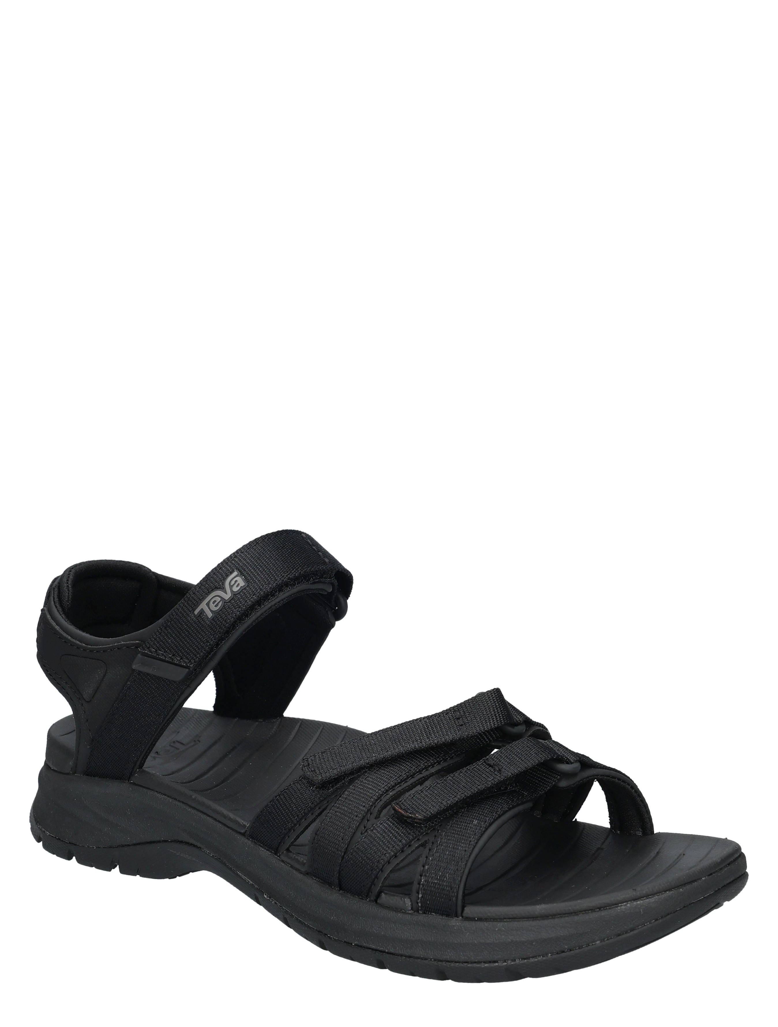 sandals, black, sport sandal, open toe, adjustable straps