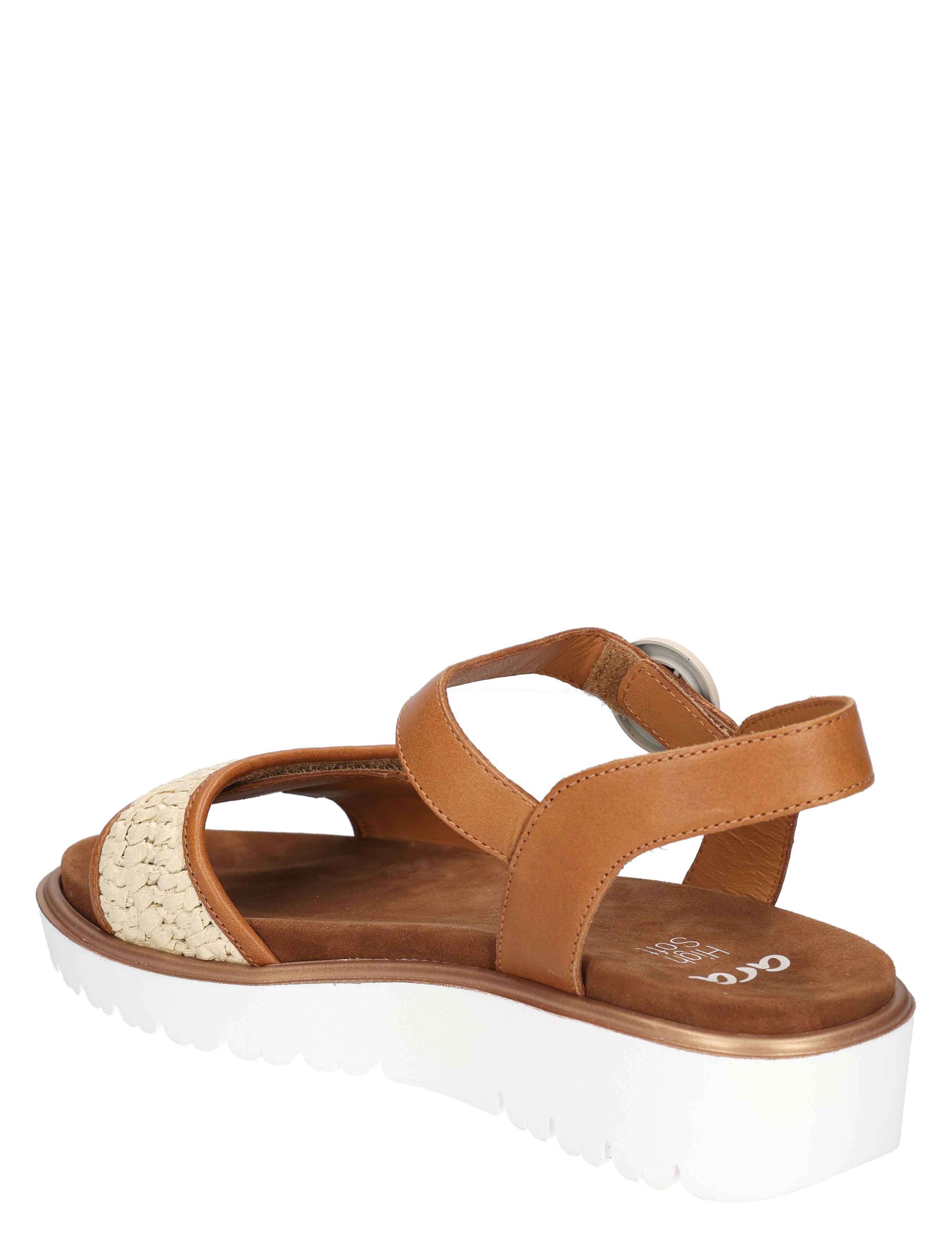 Ara - Bilbao 12-33519-09 09 Cognac Natural G-Wijdte - Dames - Sandalen - 50428_02_4