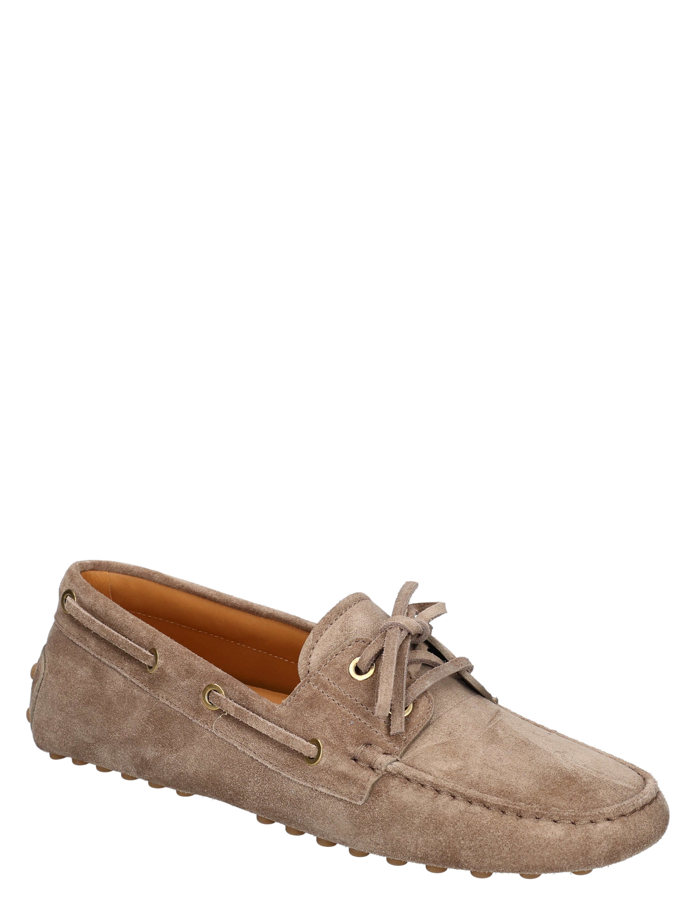 Tods - Gominno in Suede U801 Beige - Dames - Veterschoenen - Nette Veterschoenen - 49661_77_3