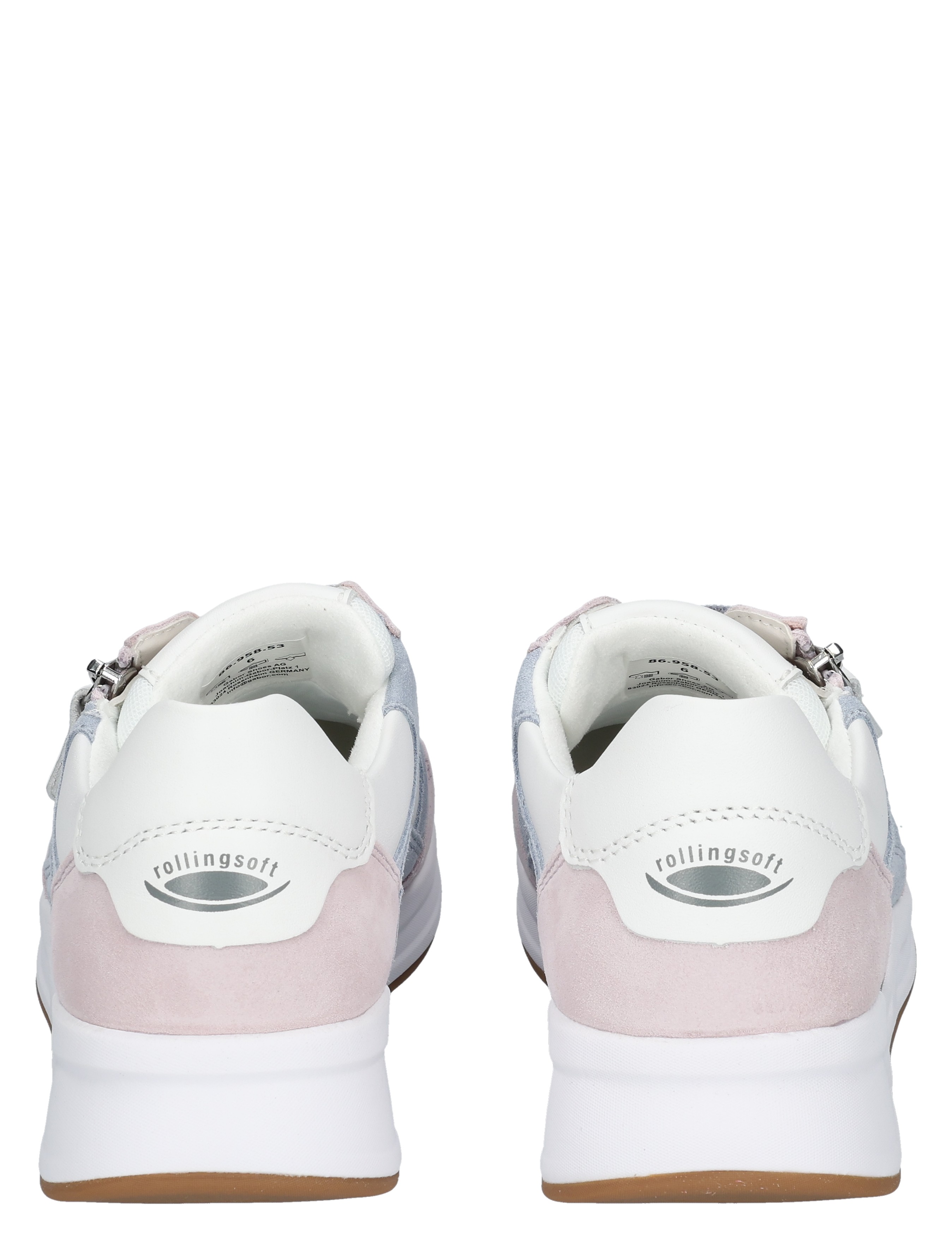 Gabor Rollingsoft - 86.958.53 53 weiss/flieder/lagune - Dames - Veterschoenen - Casual Veterschoenen - 49994_88_6