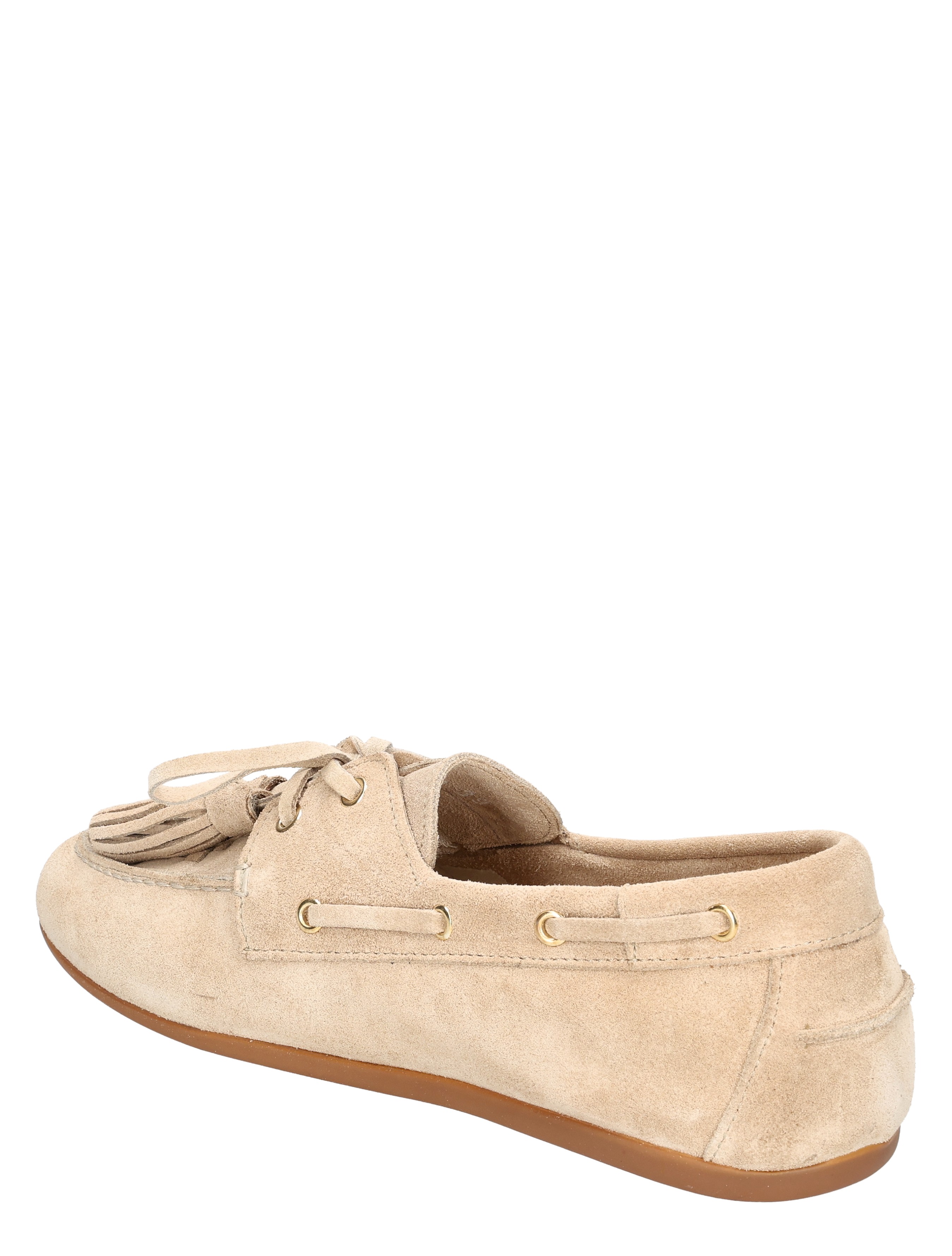 slipper, loafer, suede, beige, lacing