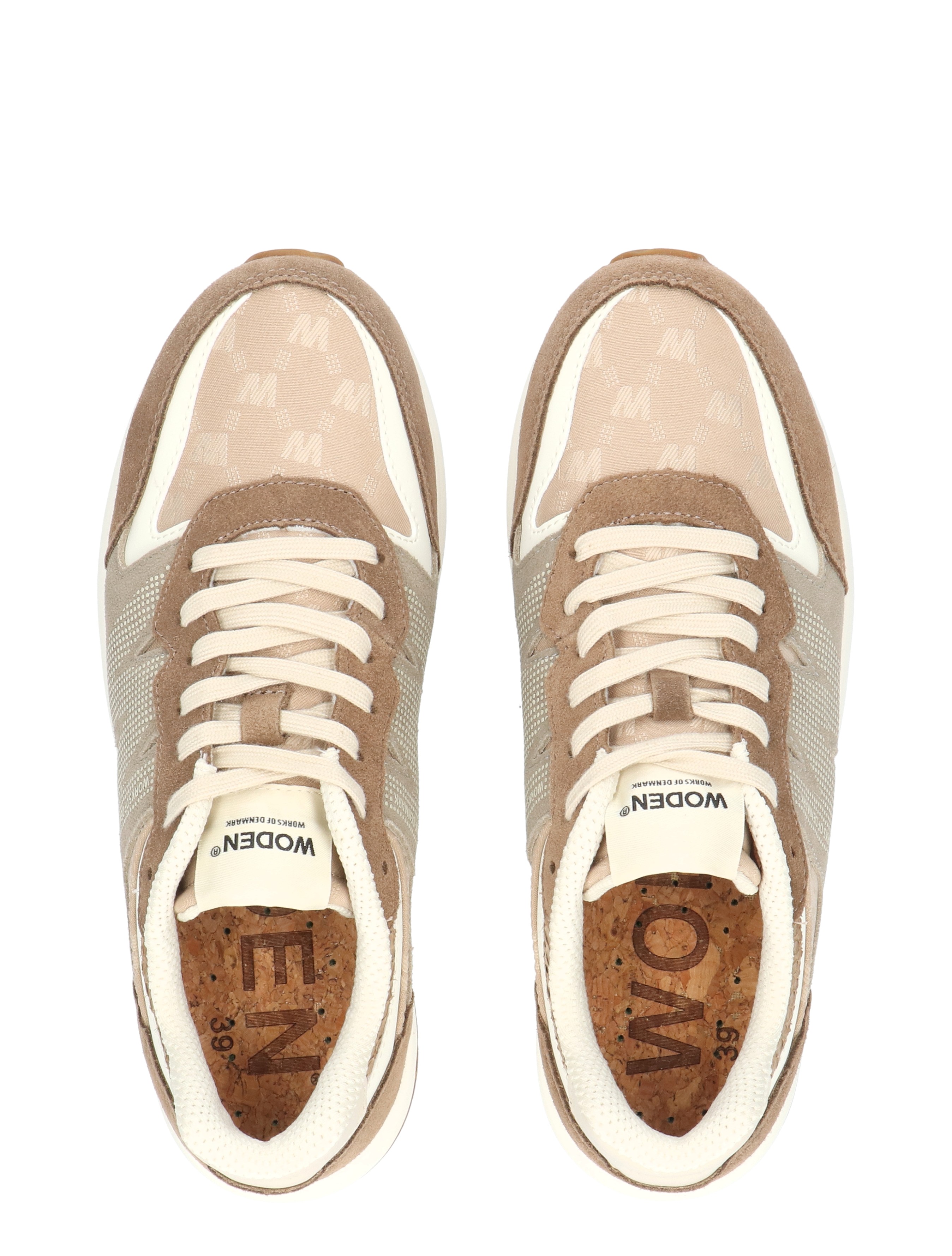 Woden - Rigmor WL677 852 Coffee Cream - Dames - Sneakers - Lage Sneakers - 49841_22_7
