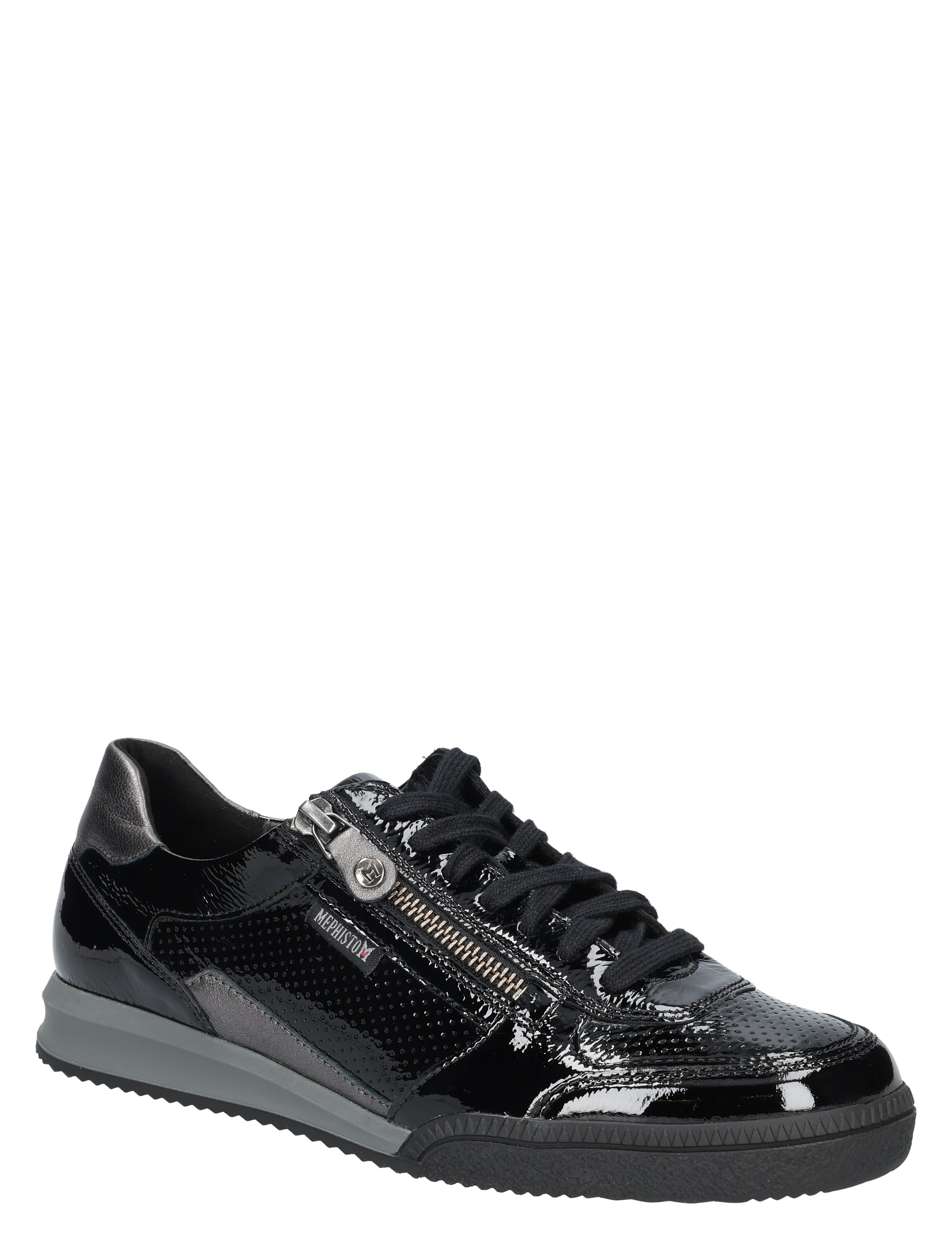 Mephisto - Walie Patent Black G-Wijdte - Dames - Veterschoenen - Casual Veterschoenen - 49127_10_3