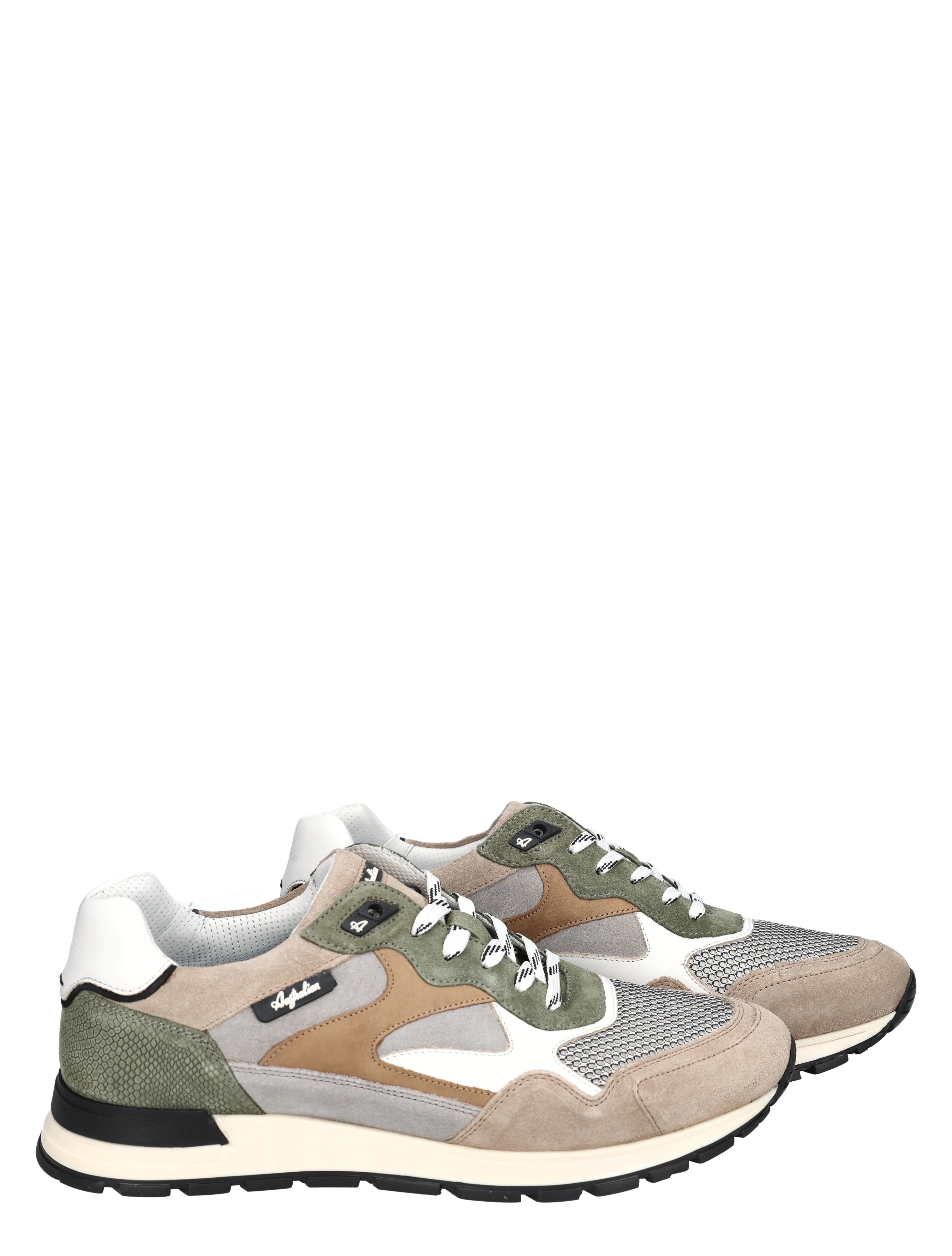 Australian - Tiago  15.1669.02.U02 Beige Green - Heren - Veterschoenen - Casual Veterschoenen - 50783_76_6