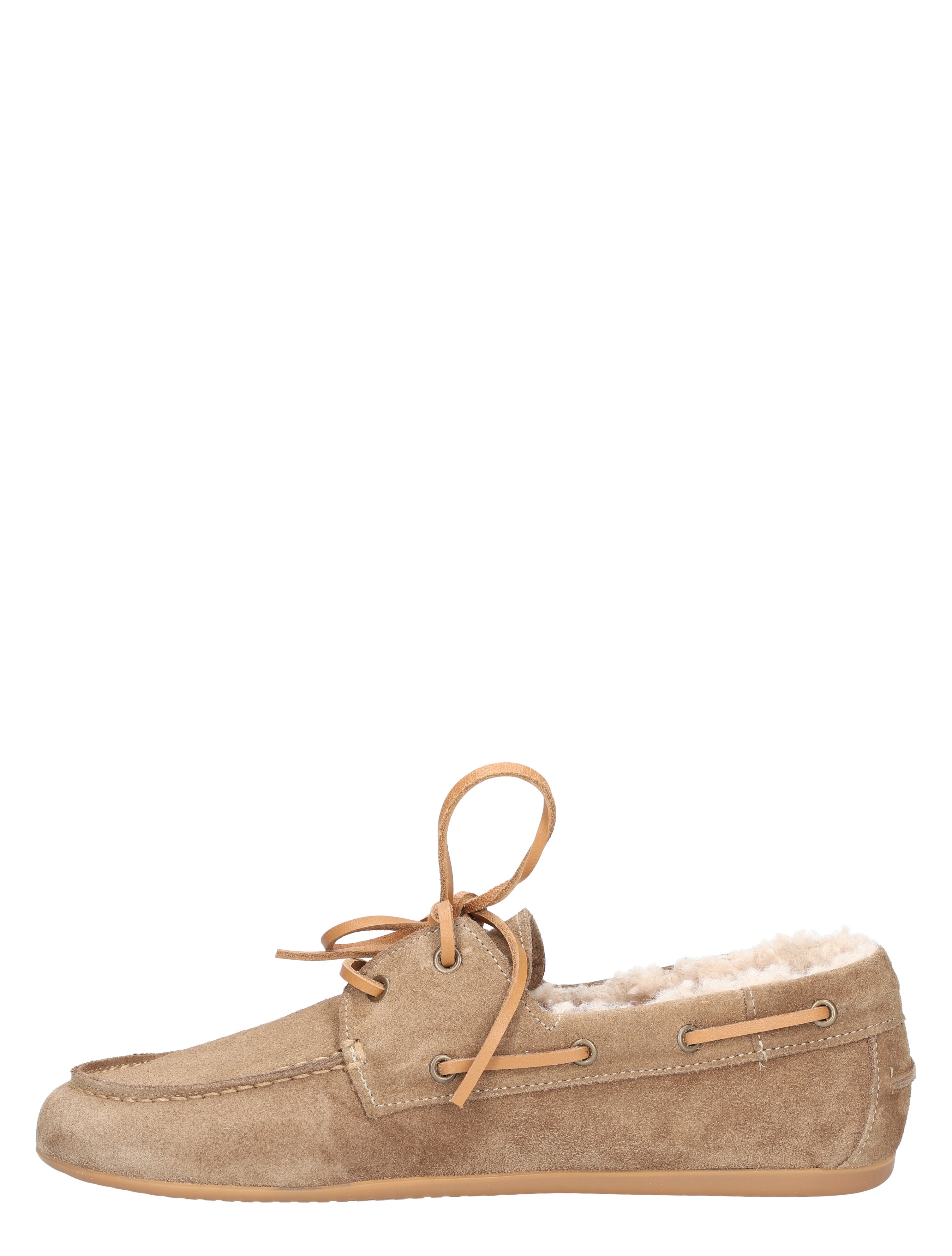 Miss Behave - Xanthi 1-p Taupe Suede Shearling - Dames - Veterschoenen - Casual Veterschoenen - 50763_77_2