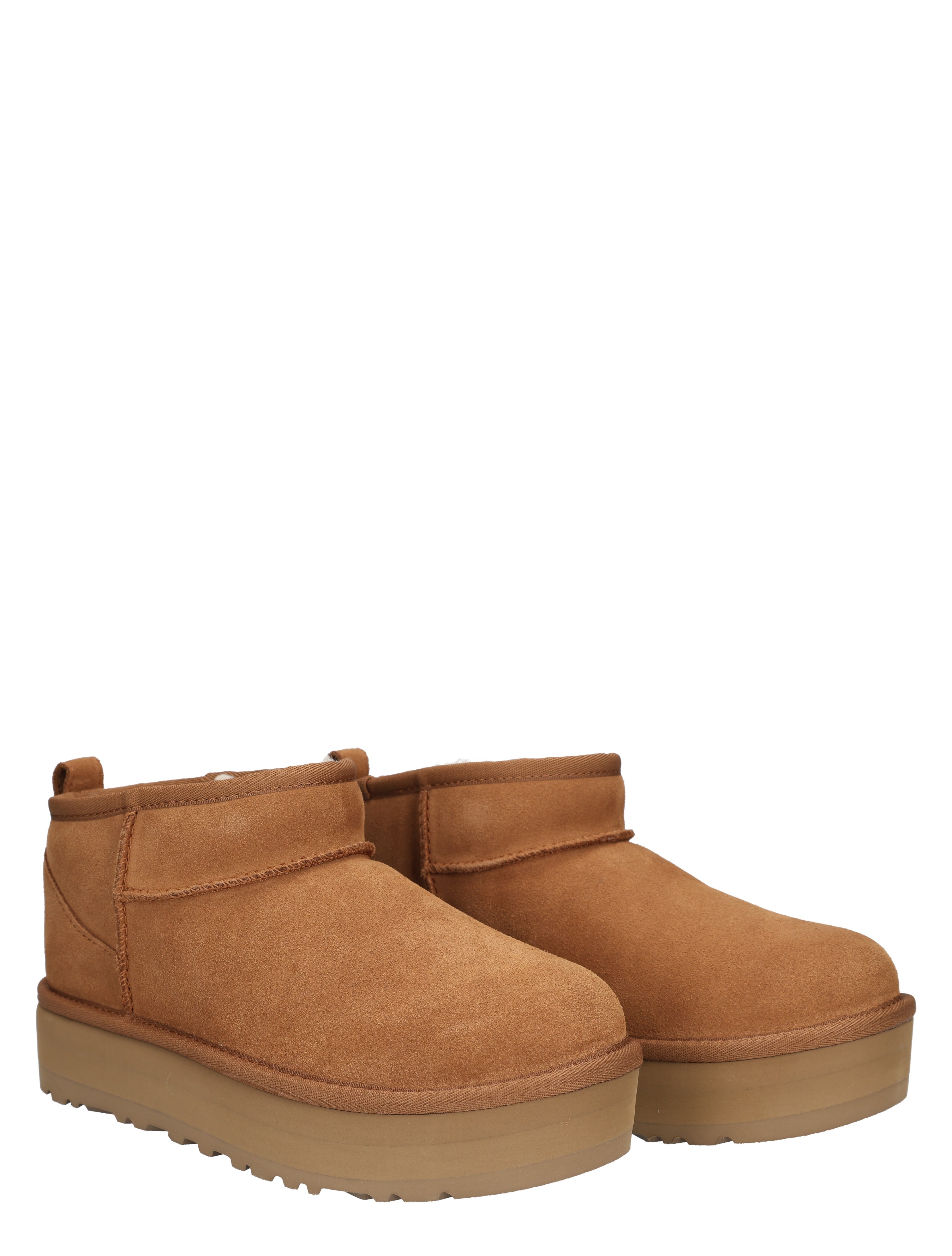 UGG - Classic Ultra Mini Platform Kids Chestnut - Meisjes - Boots - Enkellaarsjes - 48149_22_5