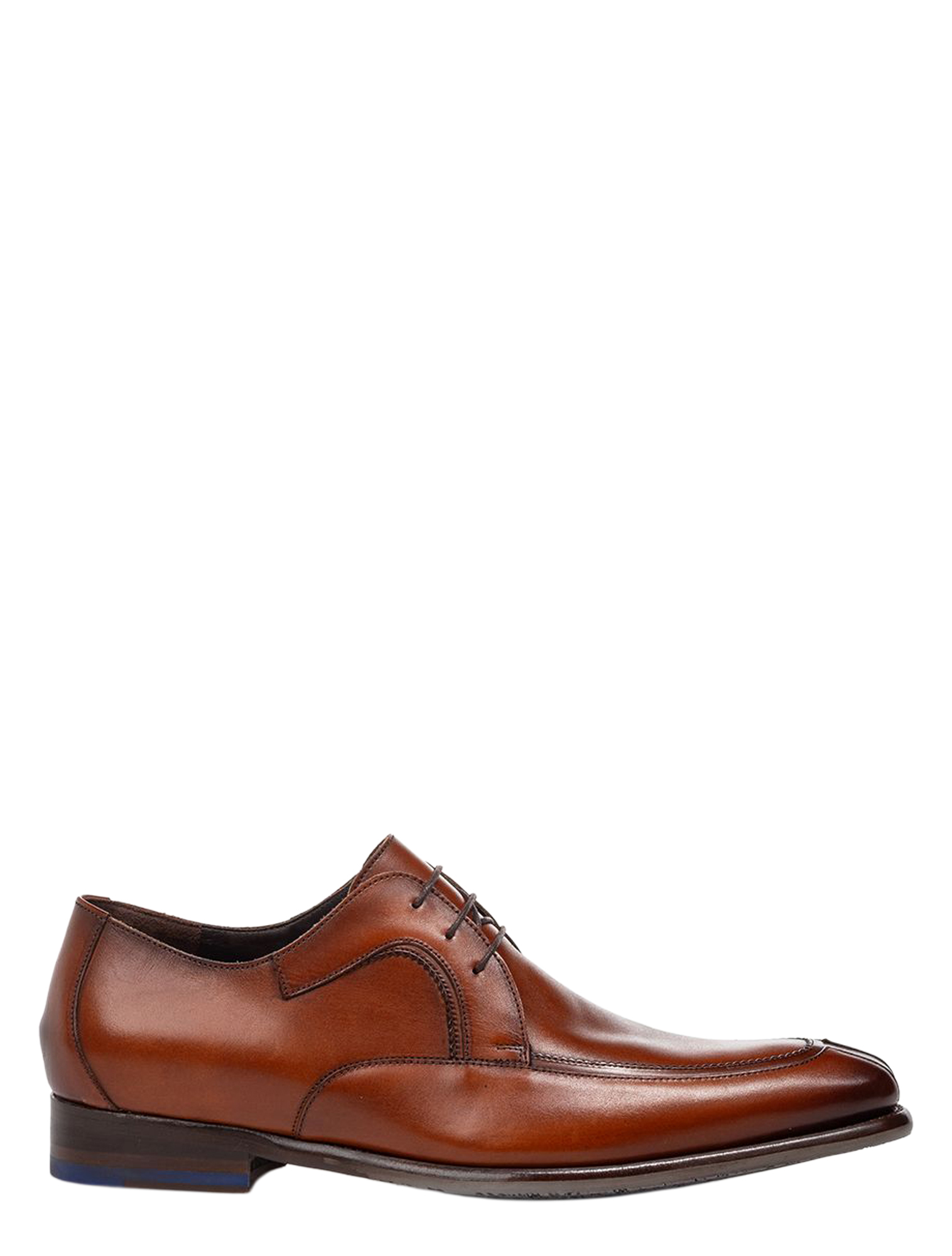 Floris van Bommel - De Stijler 30356 43.00 Dark Cognac H-Wijdte - Heren - Veterschoenen - Nette Veterschoenen - 51458_22_1