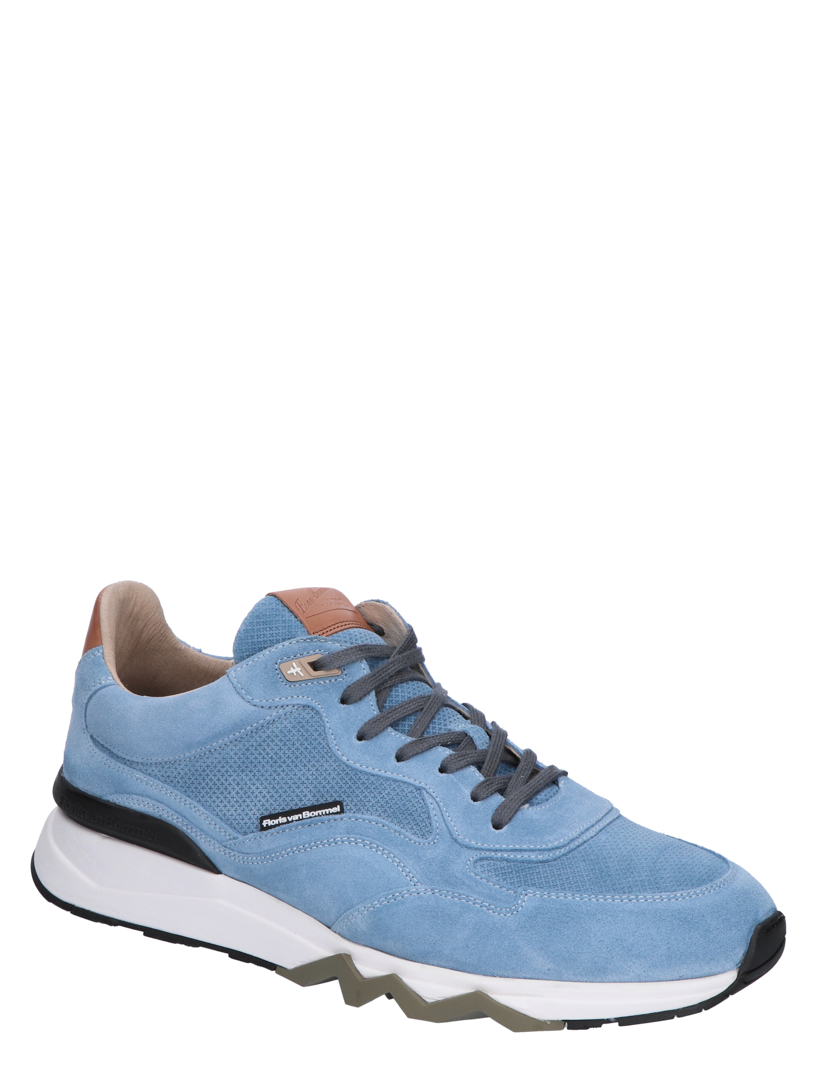Floris van Bommel - De Zager 02.24 Light Blue G+Wijdte - Heren - Lage Sneakers - Sneakers - 42040_33_3