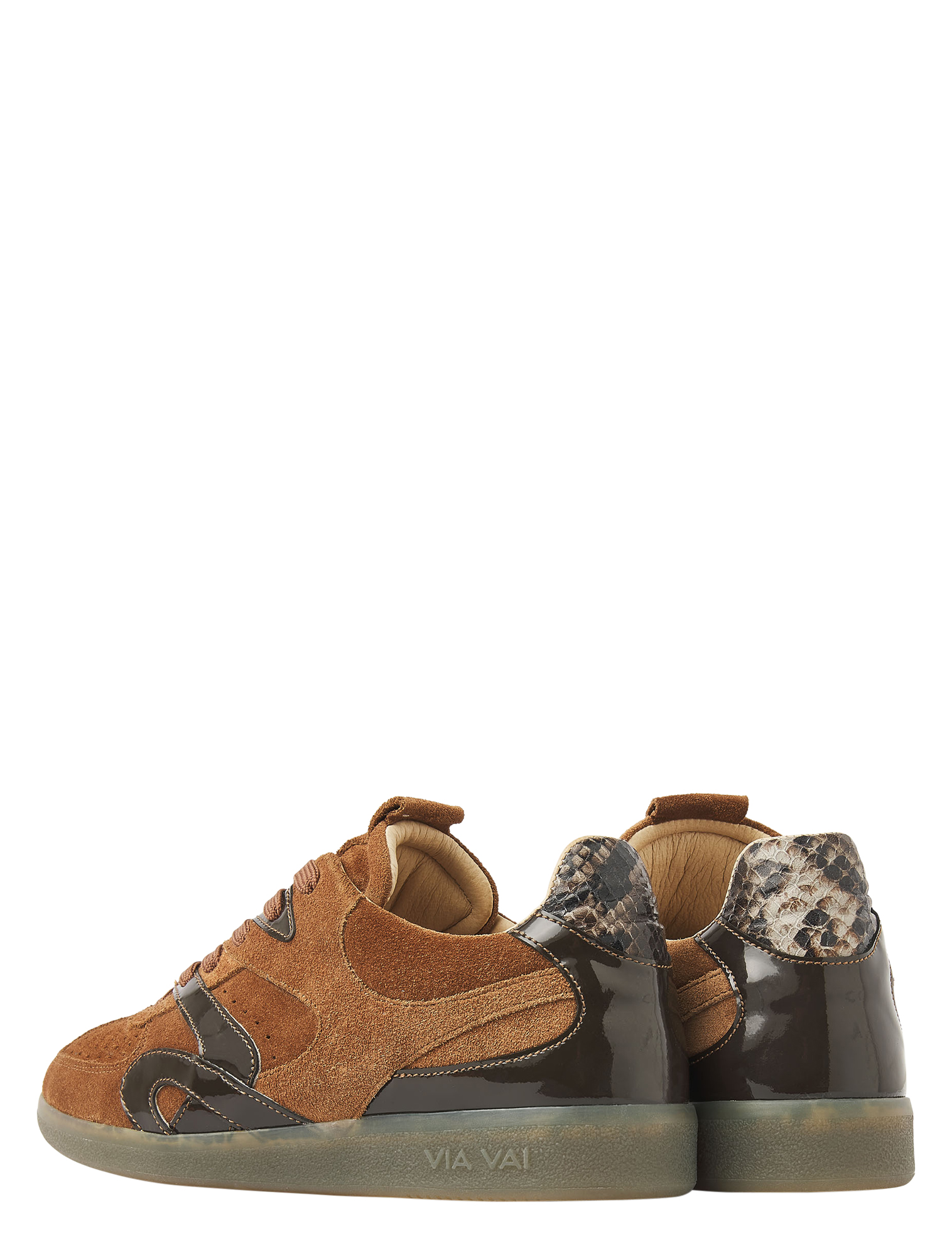 VIA VAI - Nilla Macy 62353 01-1084 Cognac - Sneakers - Dames - Lage Sneakers - 50084_02_3