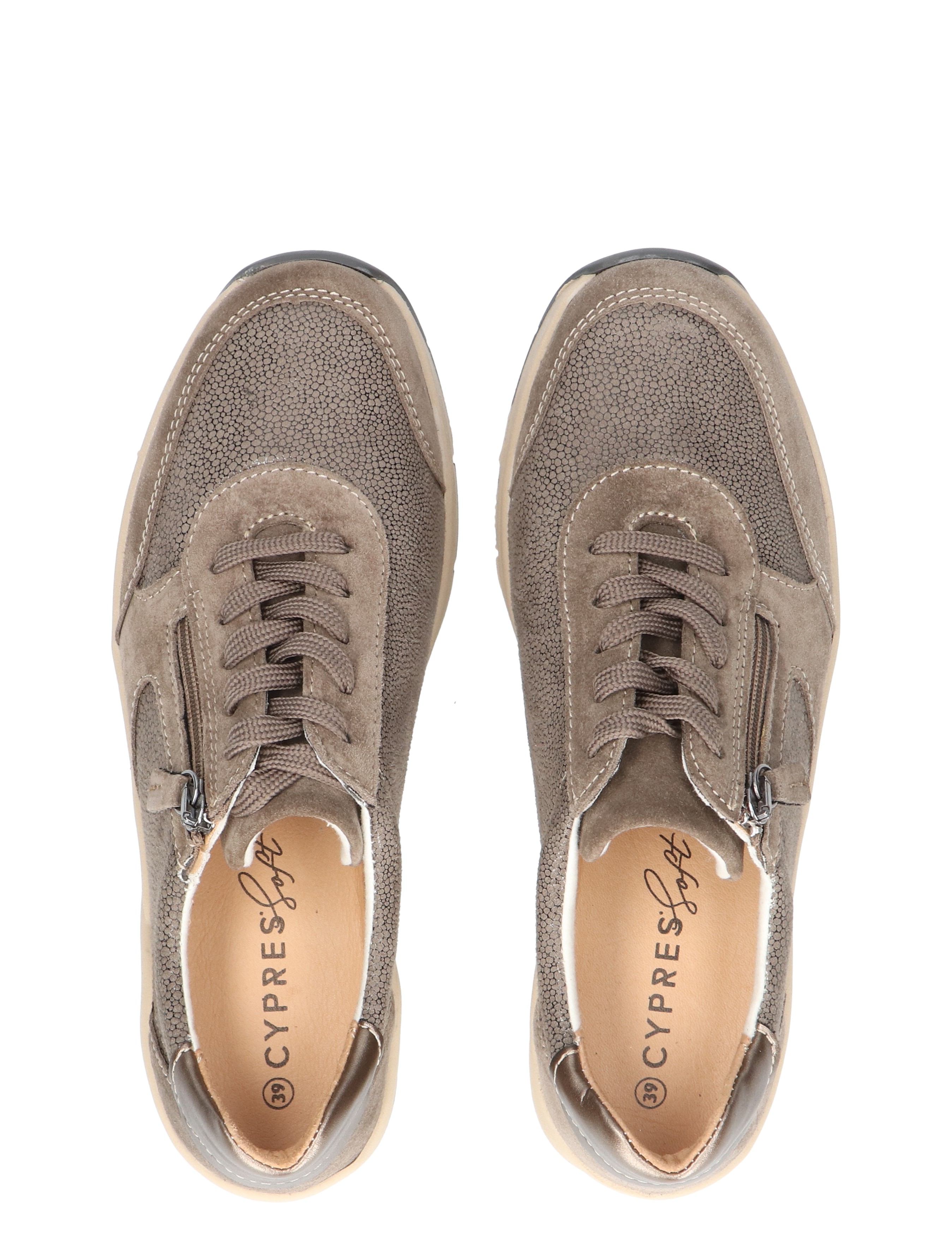 Cypres Soft - Vievyn Beige - Dames - Veterschoenen - Casual Veterschoenen - 48999_77_6