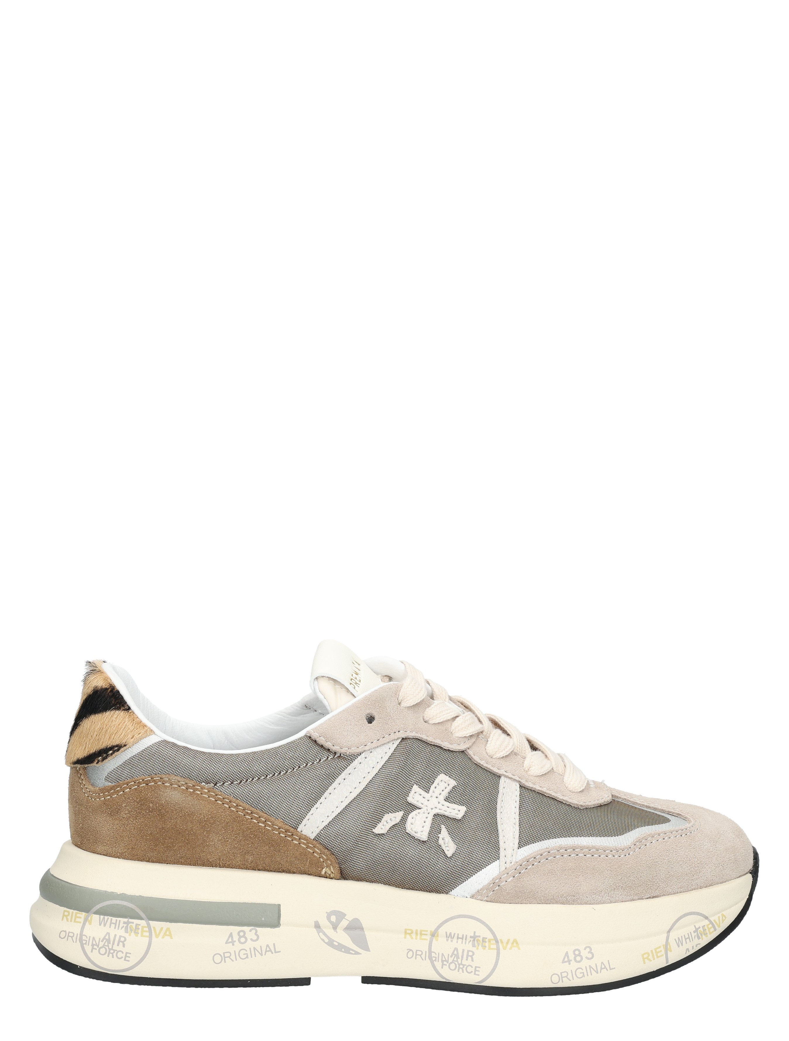 Premiata - Cassie Women 7675 Beige - Sneakers - Dames - Lage Sneakers - 48269_77_1