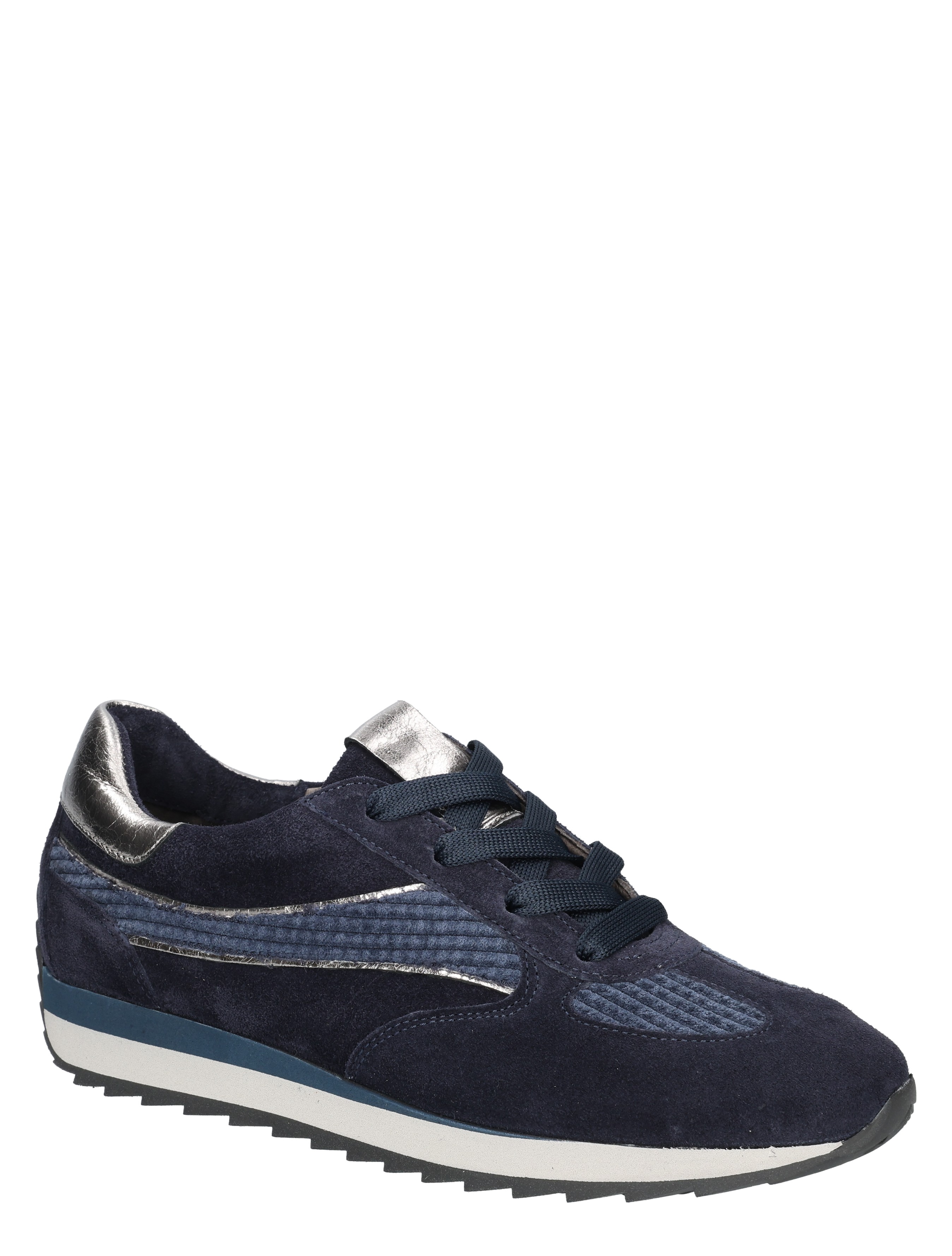 Softwaves - 9.32.04 003 Suede Blue Ink - Dames - Veterschoenen - Casual Veterschoenen - 48882_33_3