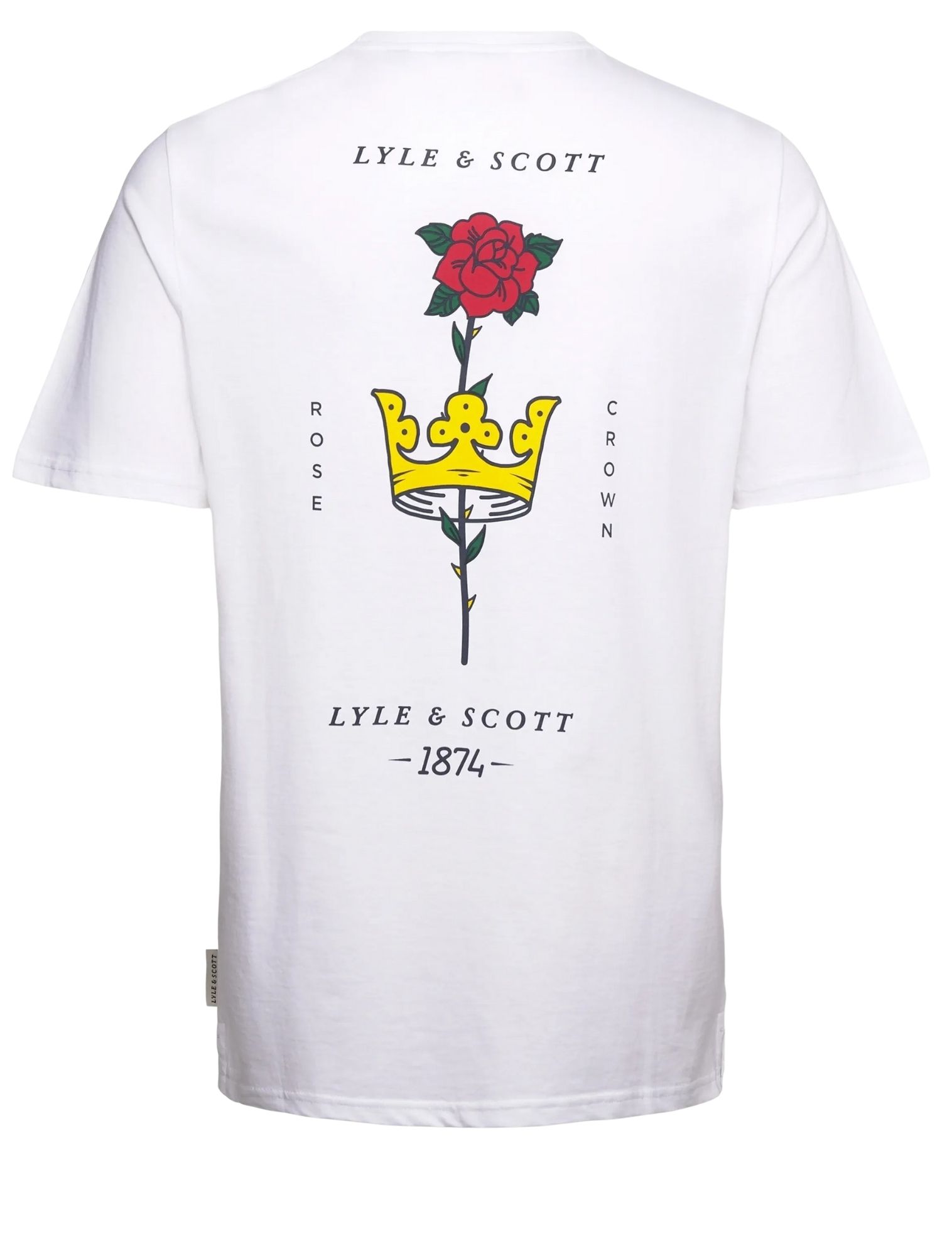 Lyle and Scott - Graphic T-shirt White - Heren - T-Shirts & Polos - 48544_88_2