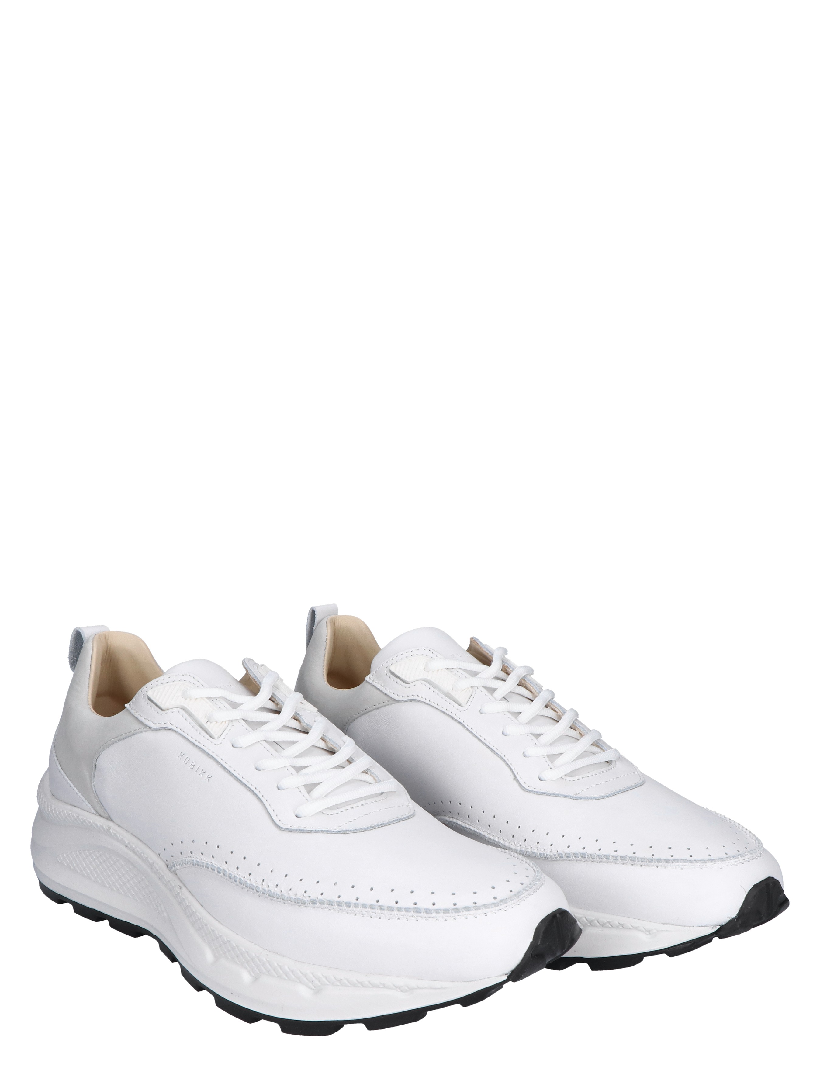Oberon Reese Men White Leather