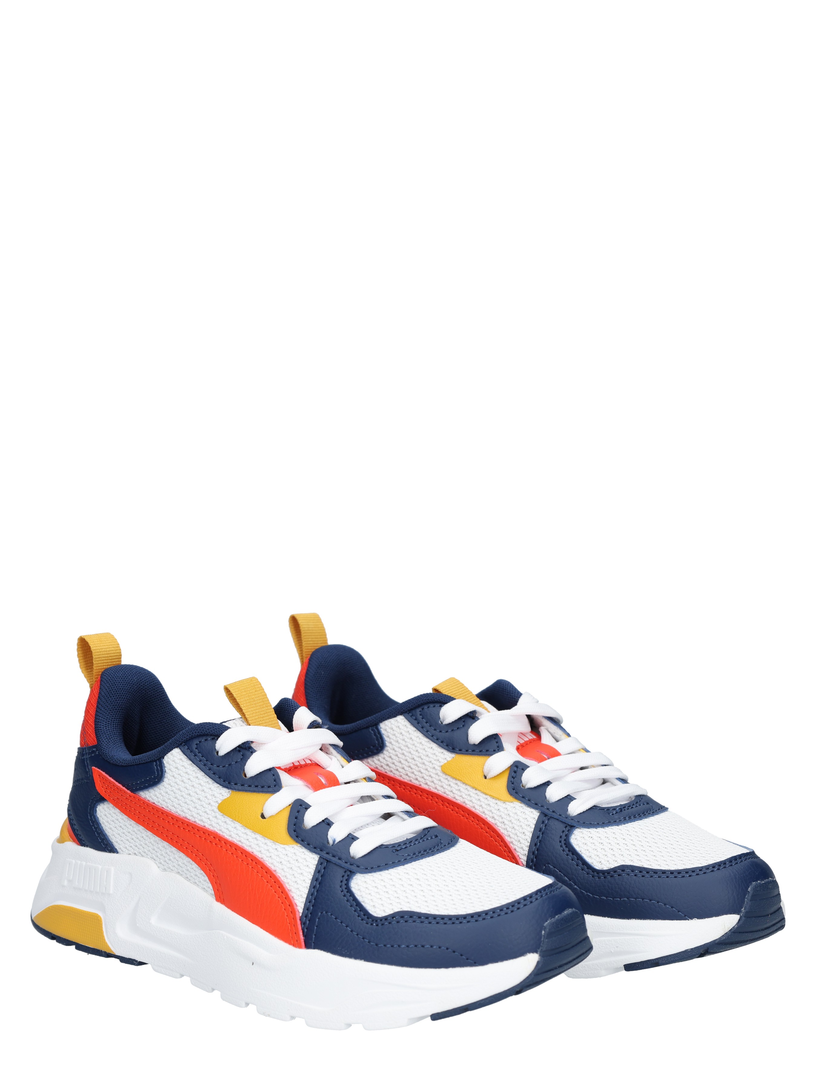 Puma - Trinity 17 White Red Blue - Meisjes - Jongens - Sneakers - Lage Sneakers - Lage Sneakers - Sneakers - 48091_84_5