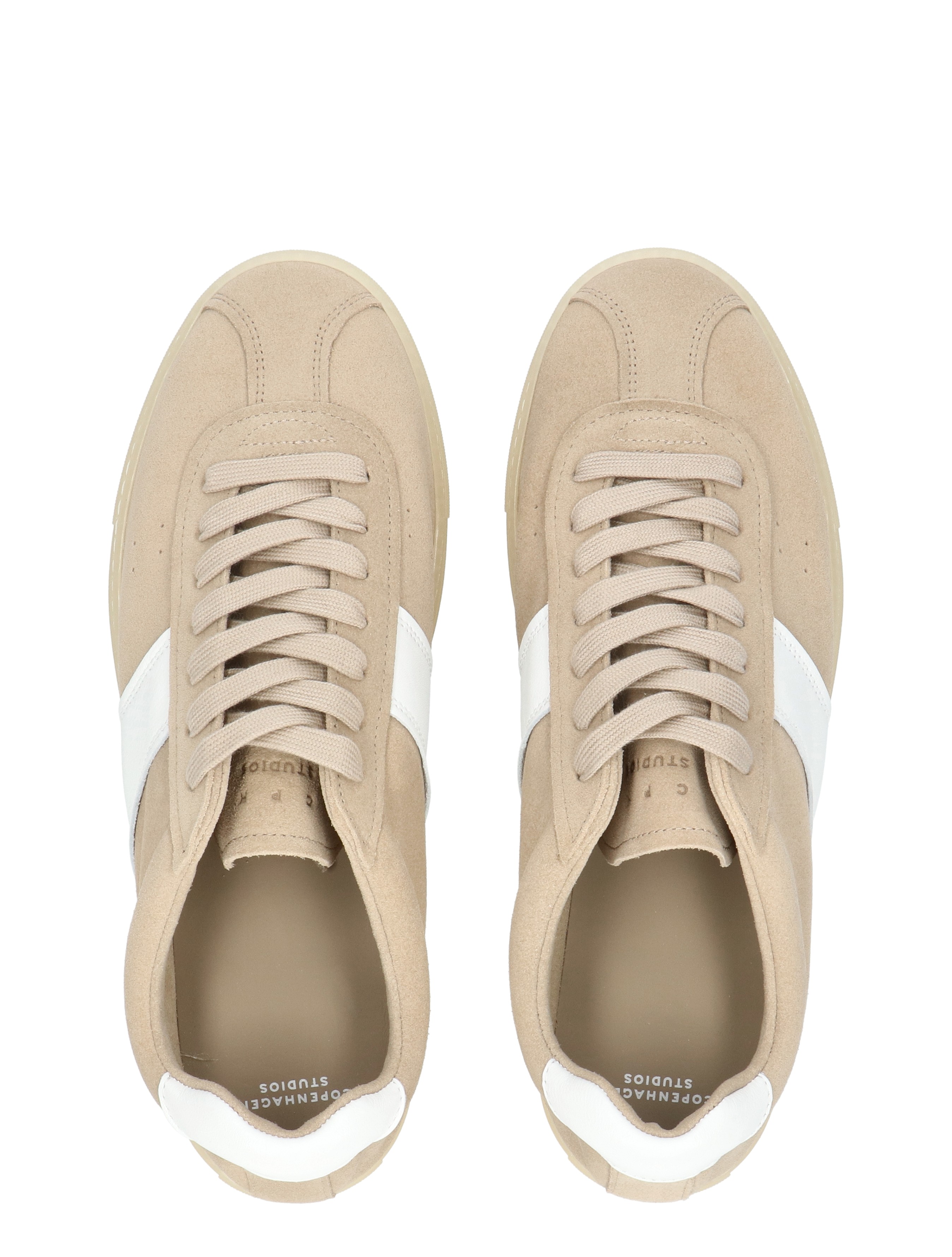 Copenhagen Studios - CPH 98M Suede Sand White - Heren - Veterschoenen - Casual Veterschoenen - 50651_77_7