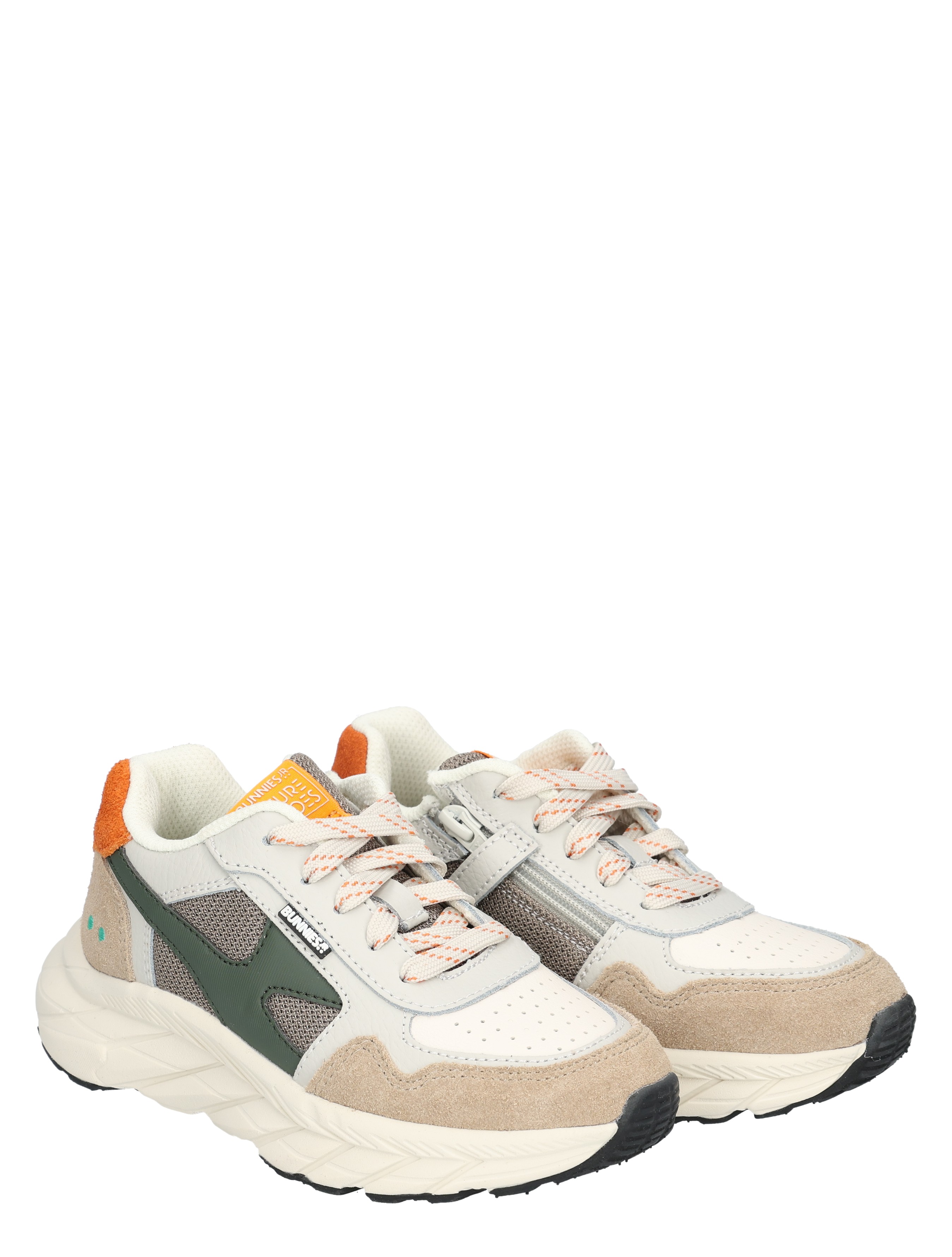 Bunnies - Rio Rush Taupe - Jongens - Veterschoenen - 50609_78_5