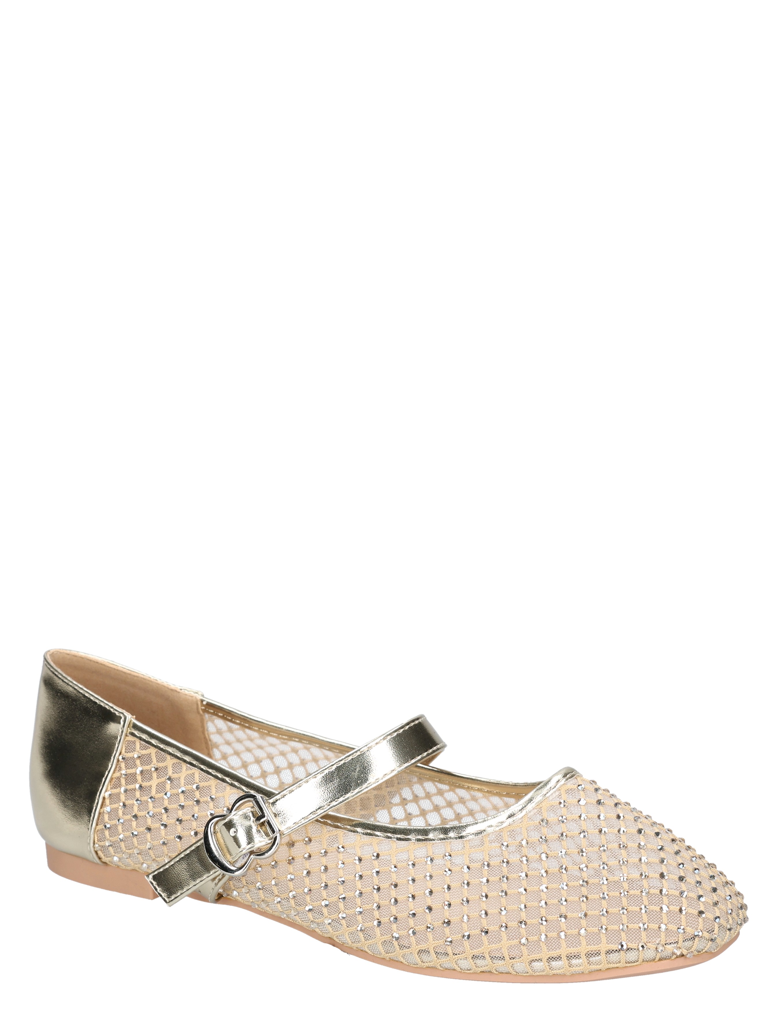 doolhof, ballerina, mesh, goud, strikband