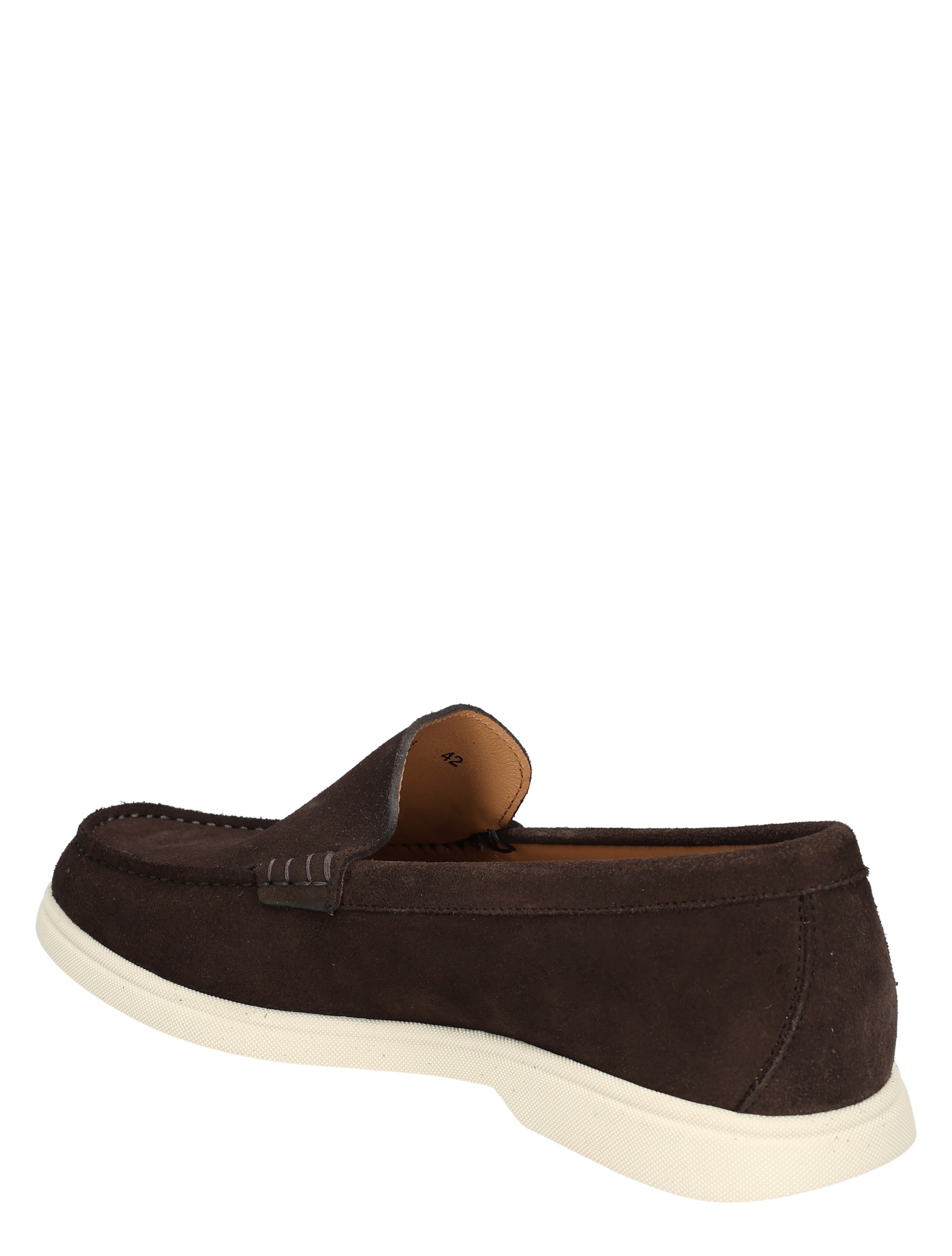 slip-on, slipper loafer, suede, brown, walking-shoe