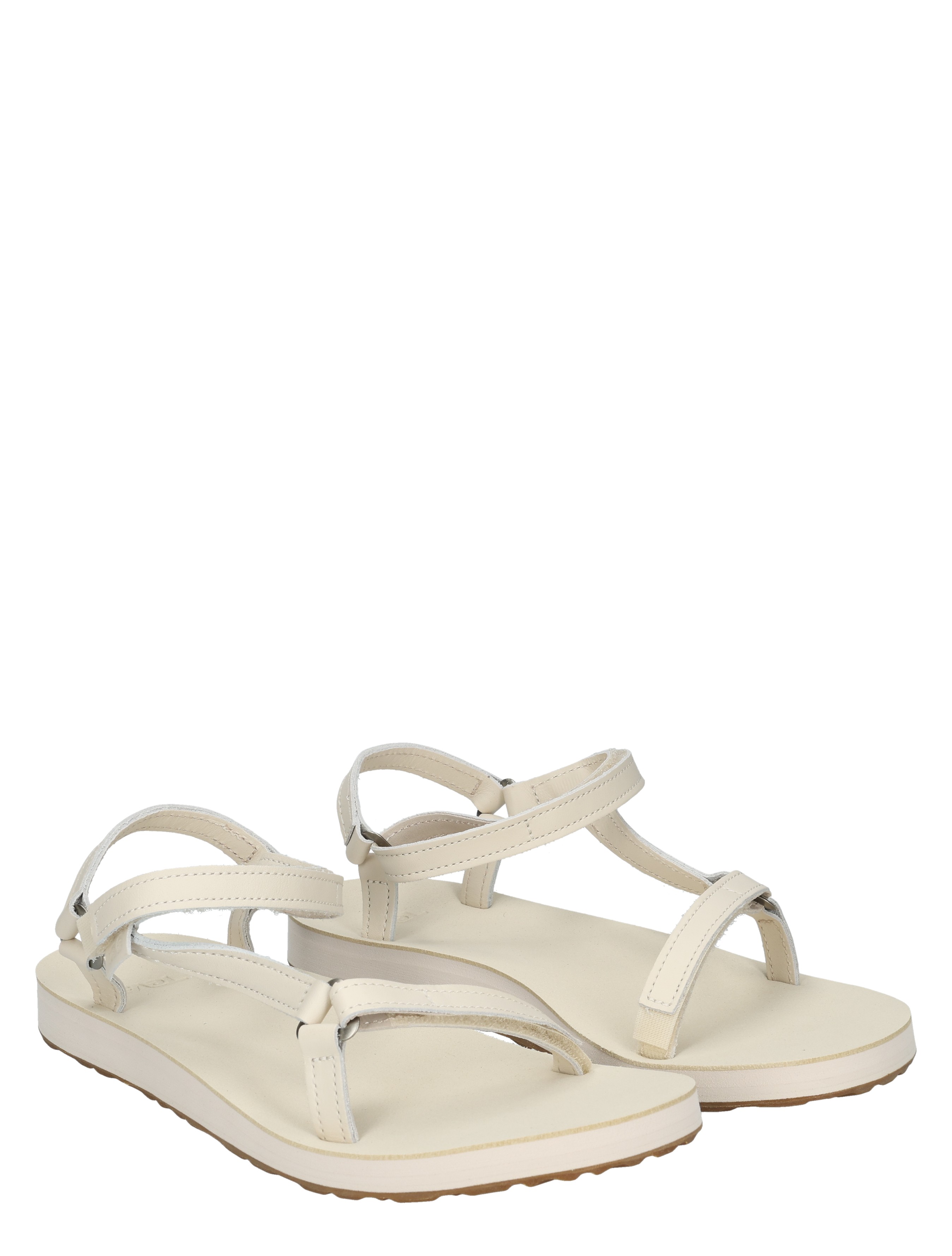 sandalen, witte sandalen, 3-strap, dames, open-toe