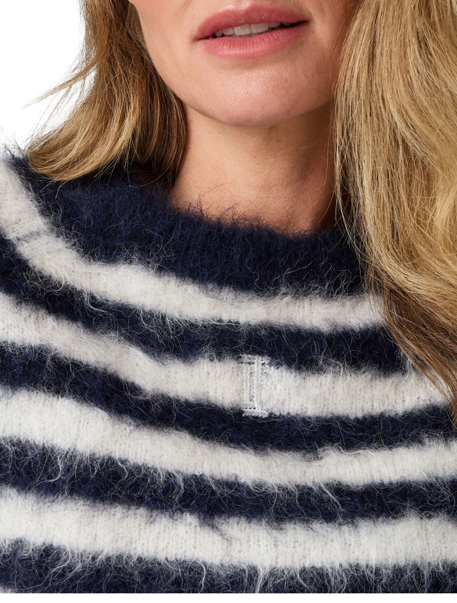 Ibana - Konia Stripe Dark Sapphire - Dames - Truien en Sweaters - 48289_83_4