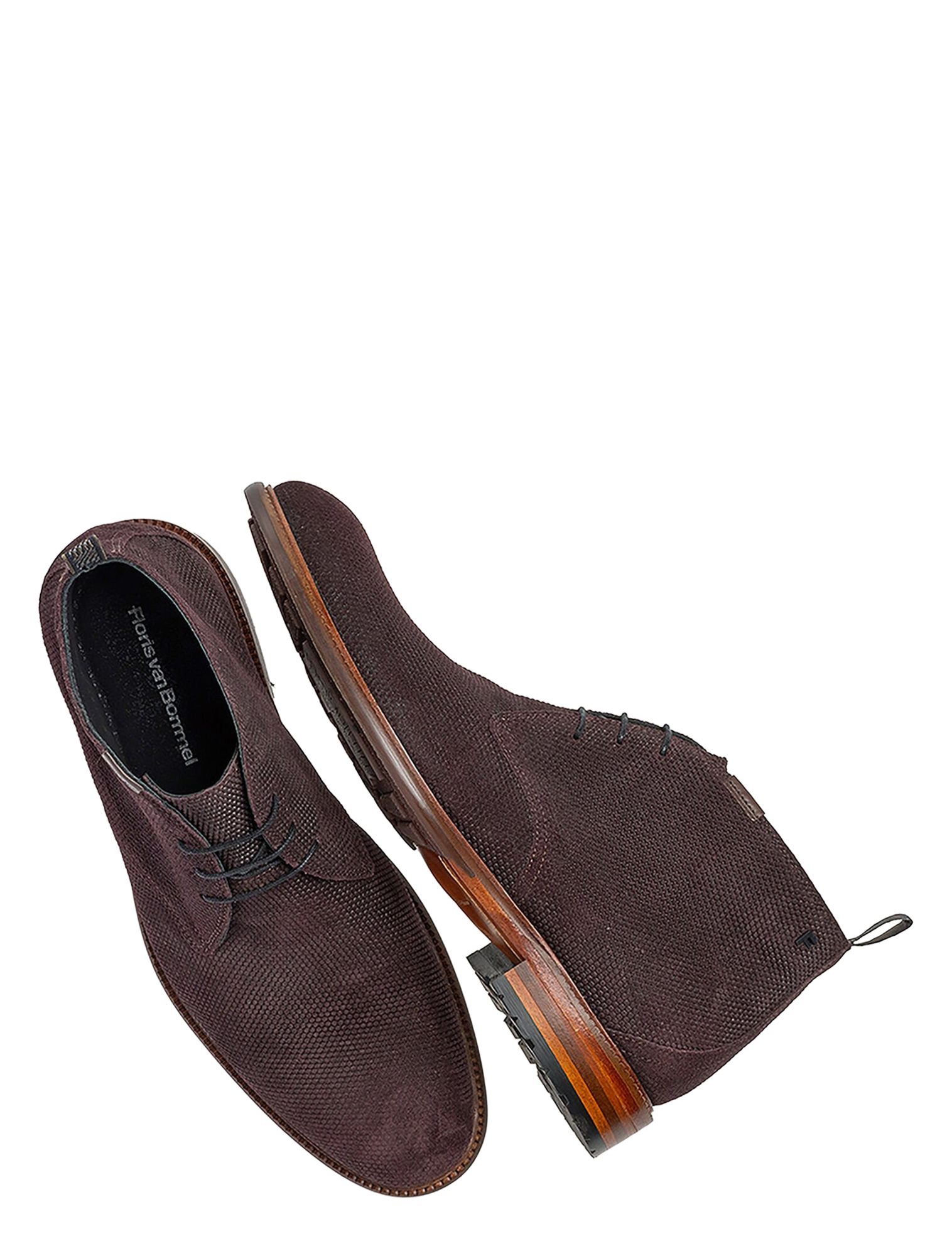 Floris van Bommel - De Normer SFM-50132 01.09 Brown G+ Wijdte - Heren - Boots - Enkellaarsjes - 50137_22_3