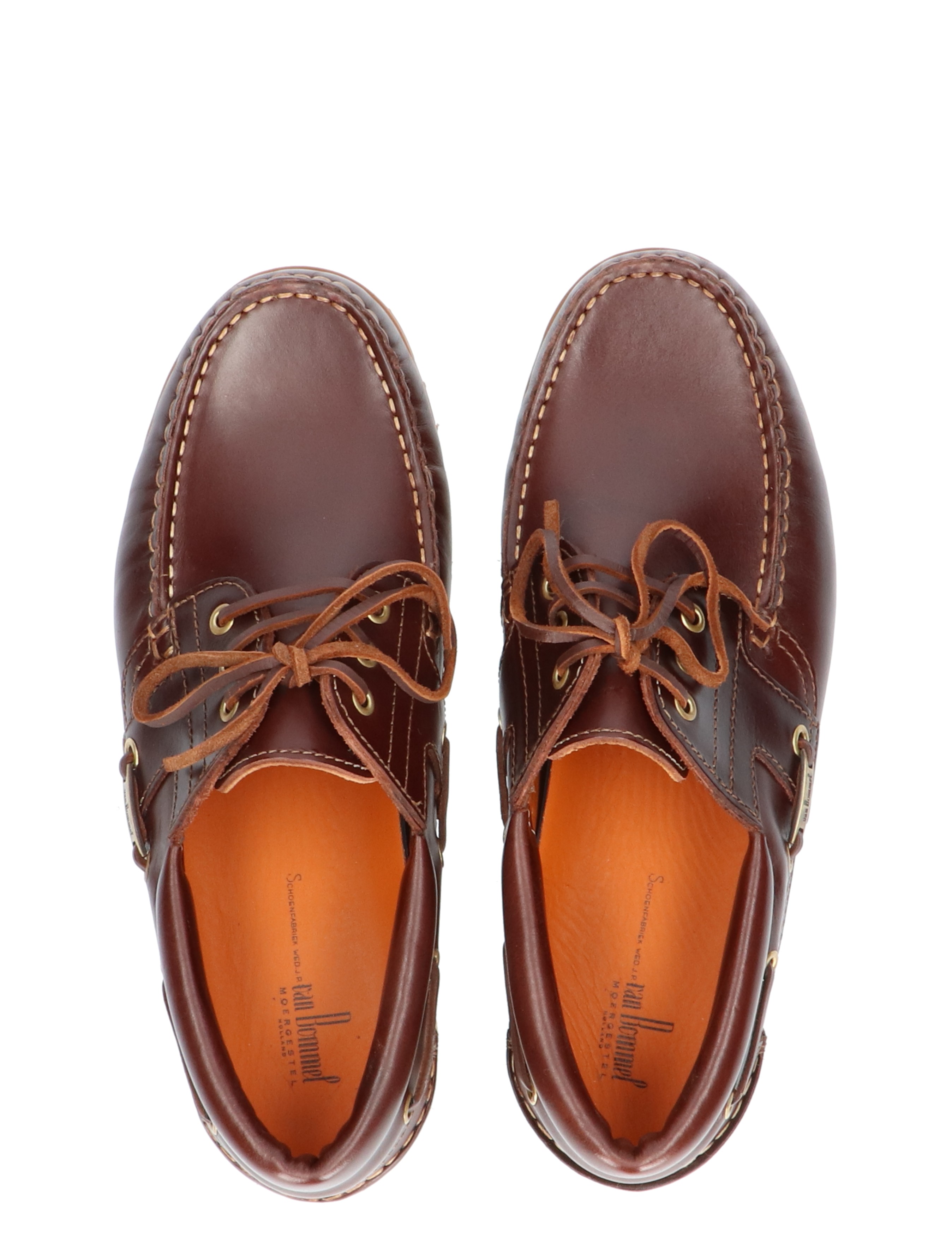 Van Bommel - 30002 Boat Shoe 27-01 Brown H-Wijdte - Heren - Veterschoenen - Casual Veterschoenen - 18375_22_7