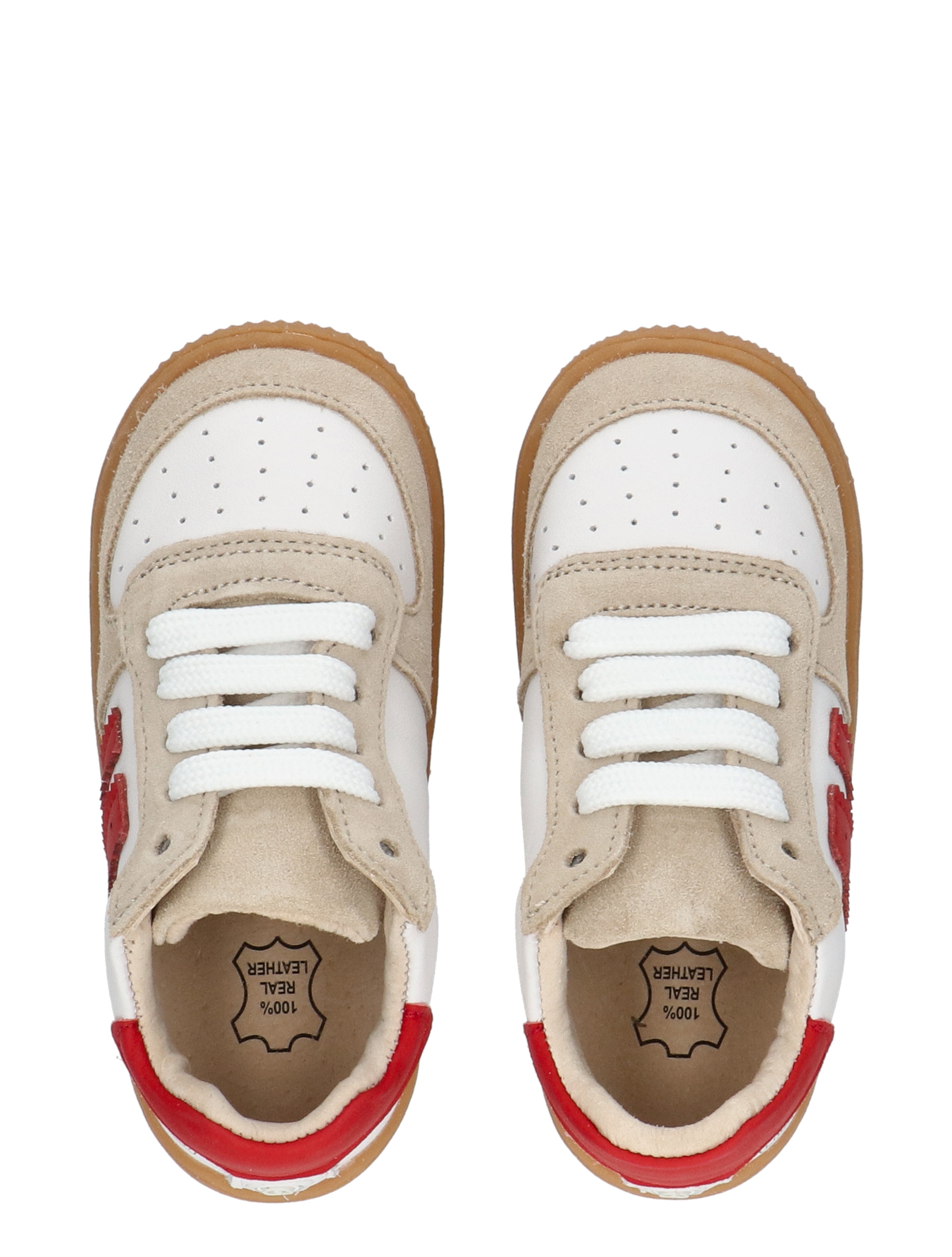 Shoesme - BN26S002 D Beige Red - Jongens - Babyshoenen - 50556_84_7