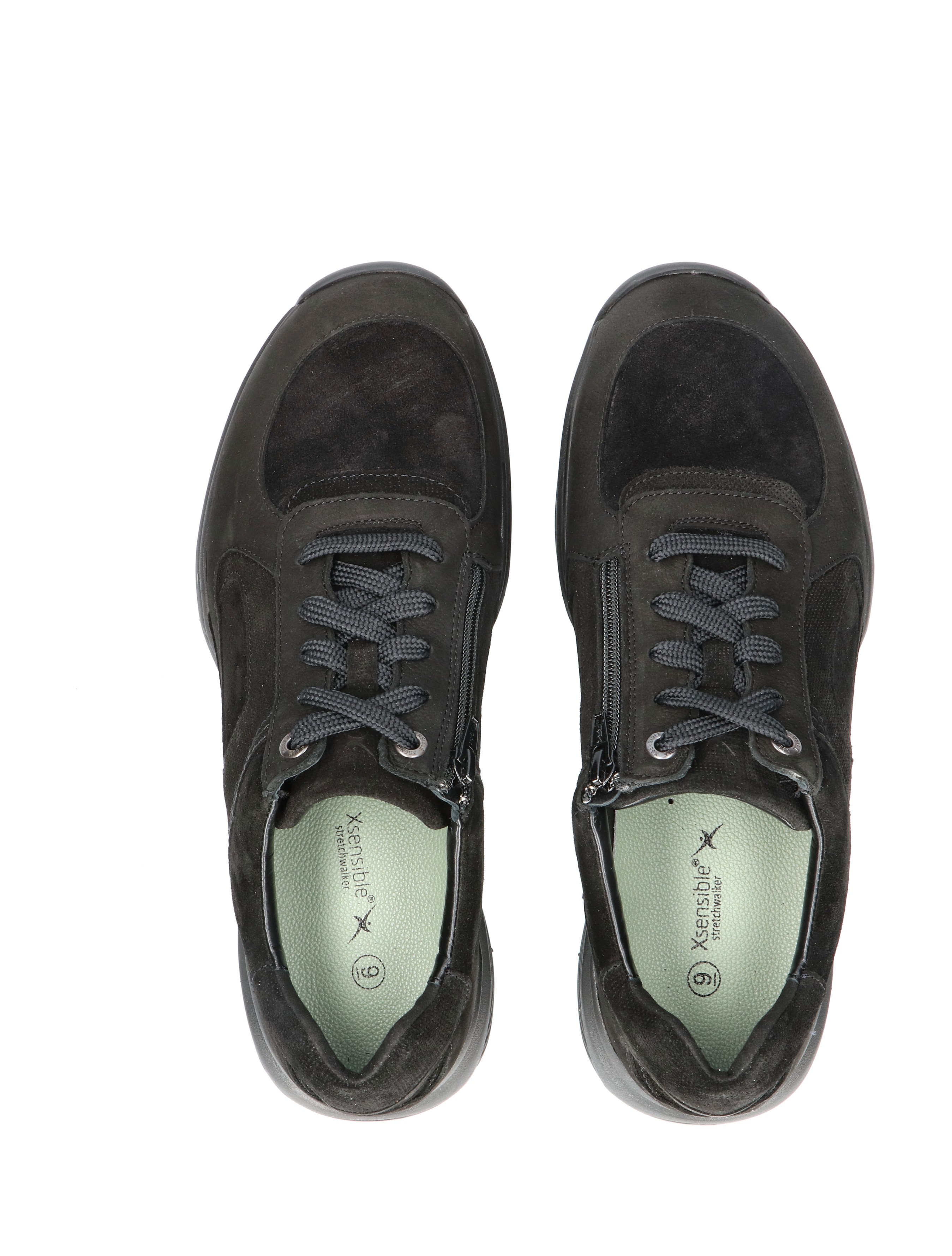 Xsensible - 32500.2 001 Black H-Wijdte - Heren - Veterschoenen - Casual Veterschoenen - 46970_11_7